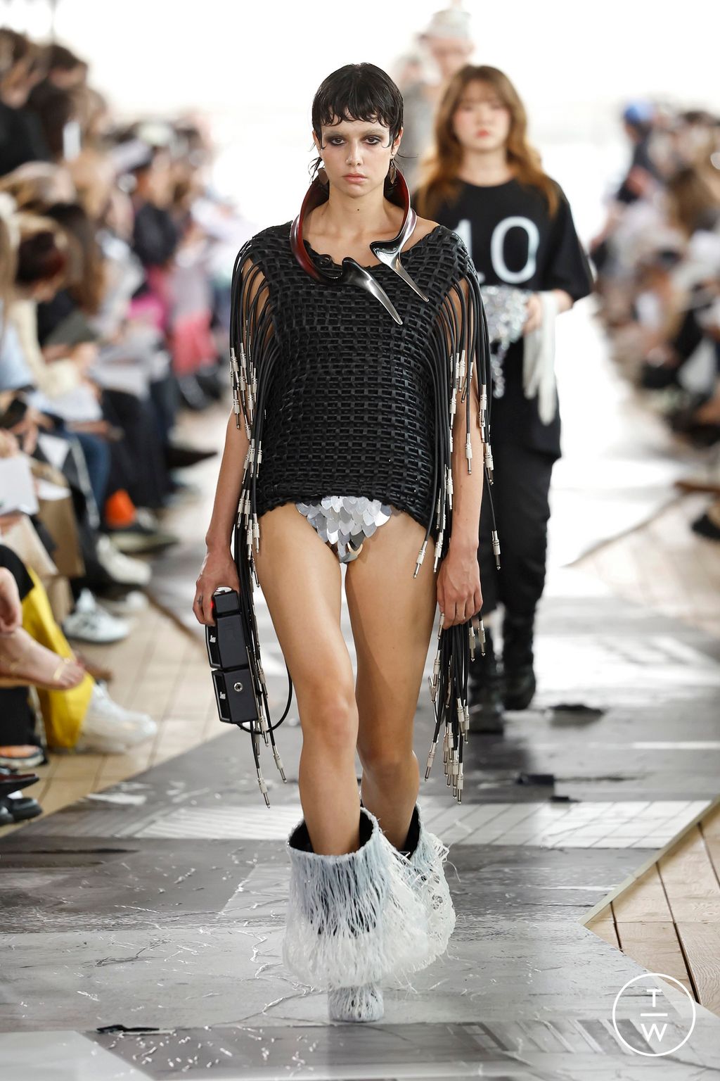 Fashion Week Paris Spring/Summer 2025 look 63 from the IFM PARIS collection menswear