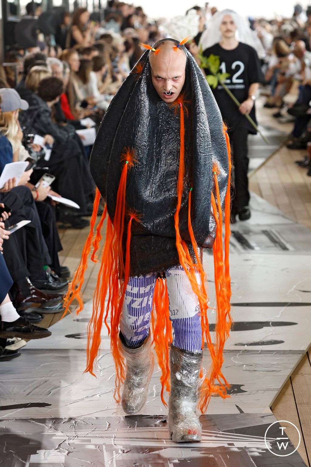 Fashion Week Paris Spring/Summer 2025 look 77 from the IFM PARIS collection menswear