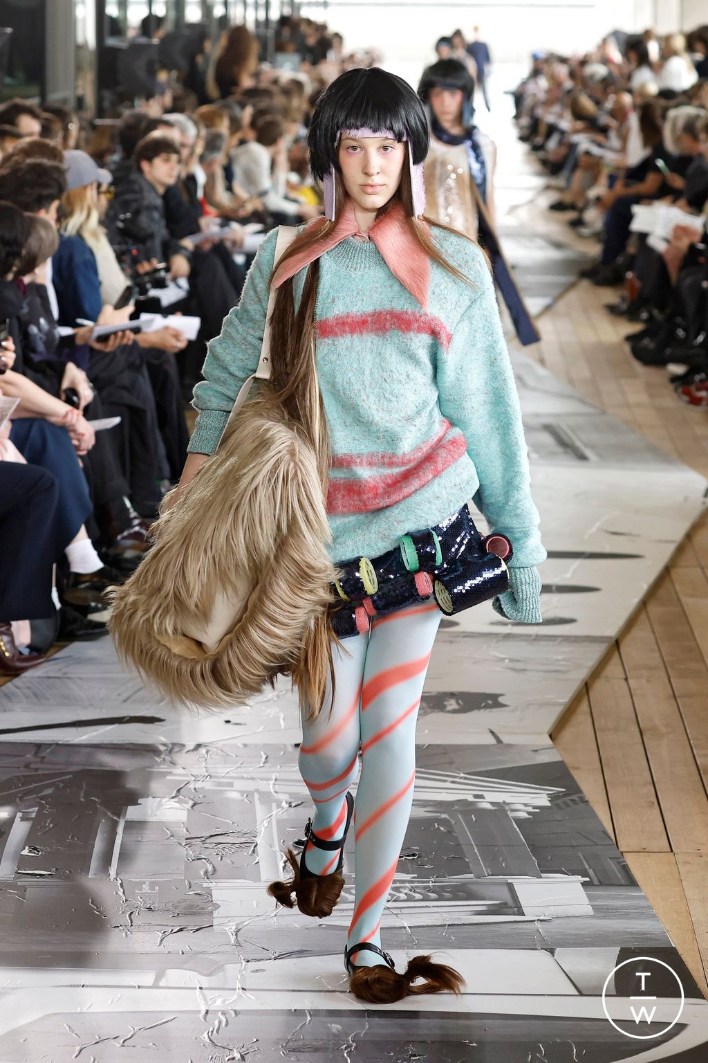 Fashion Week Paris Spring-Summer 2025 look 109 from the IFM PARIS collection menswear