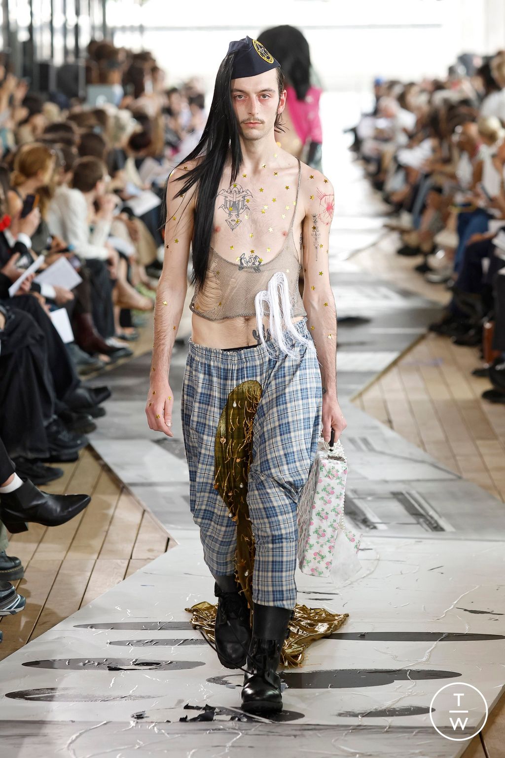 Fashion Week Paris Spring/Summer 2025 look 173 from the IFM PARIS collection menswear