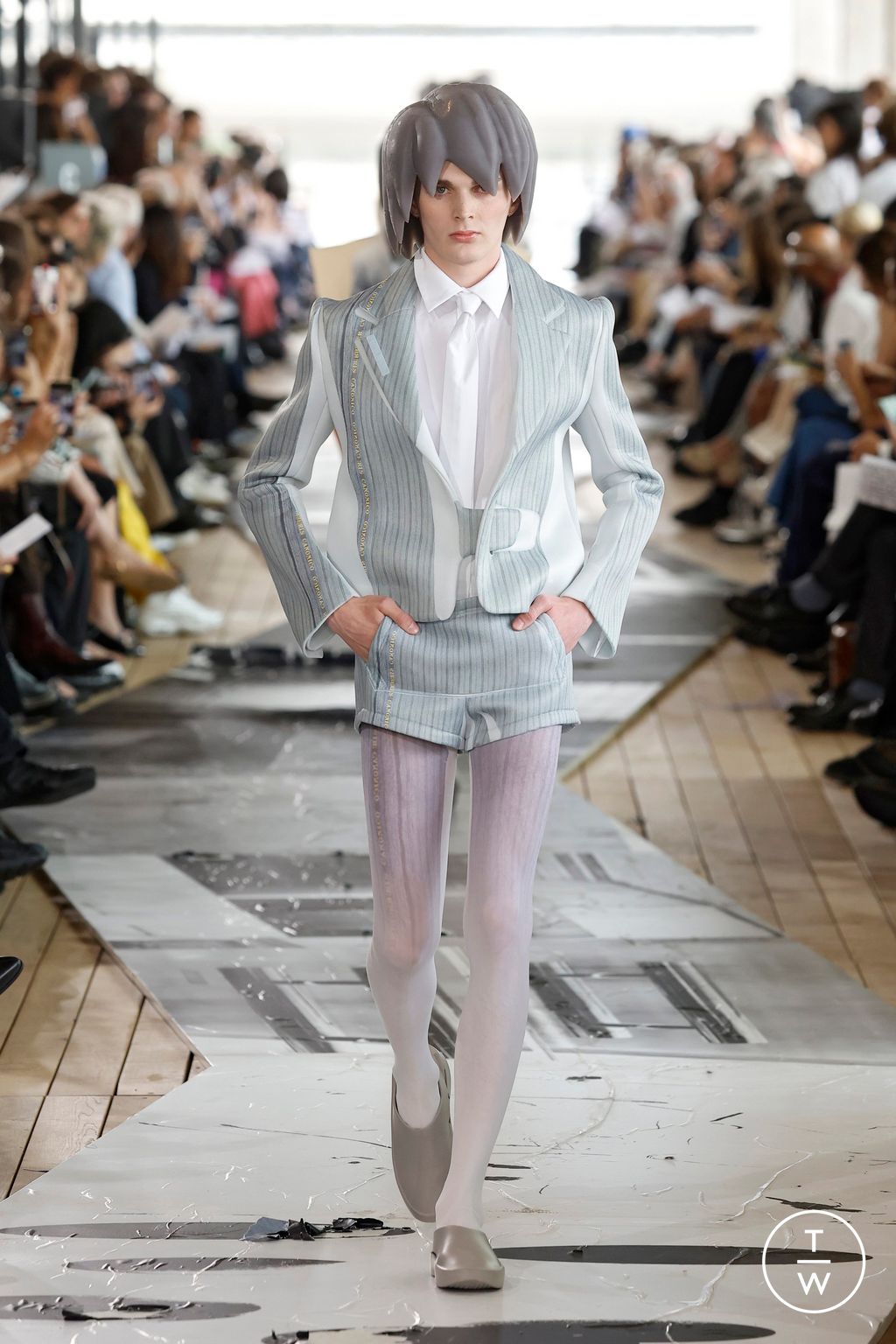 Fashion Week Paris Spring/Summer 2025 look 205 from the IFM PARIS collection menswear