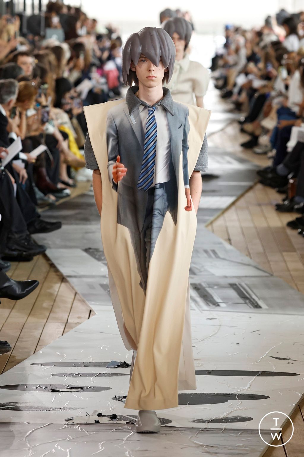 Fashion Week Paris Spring/Summer 2025 look 206 from the IFM PARIS collection menswear