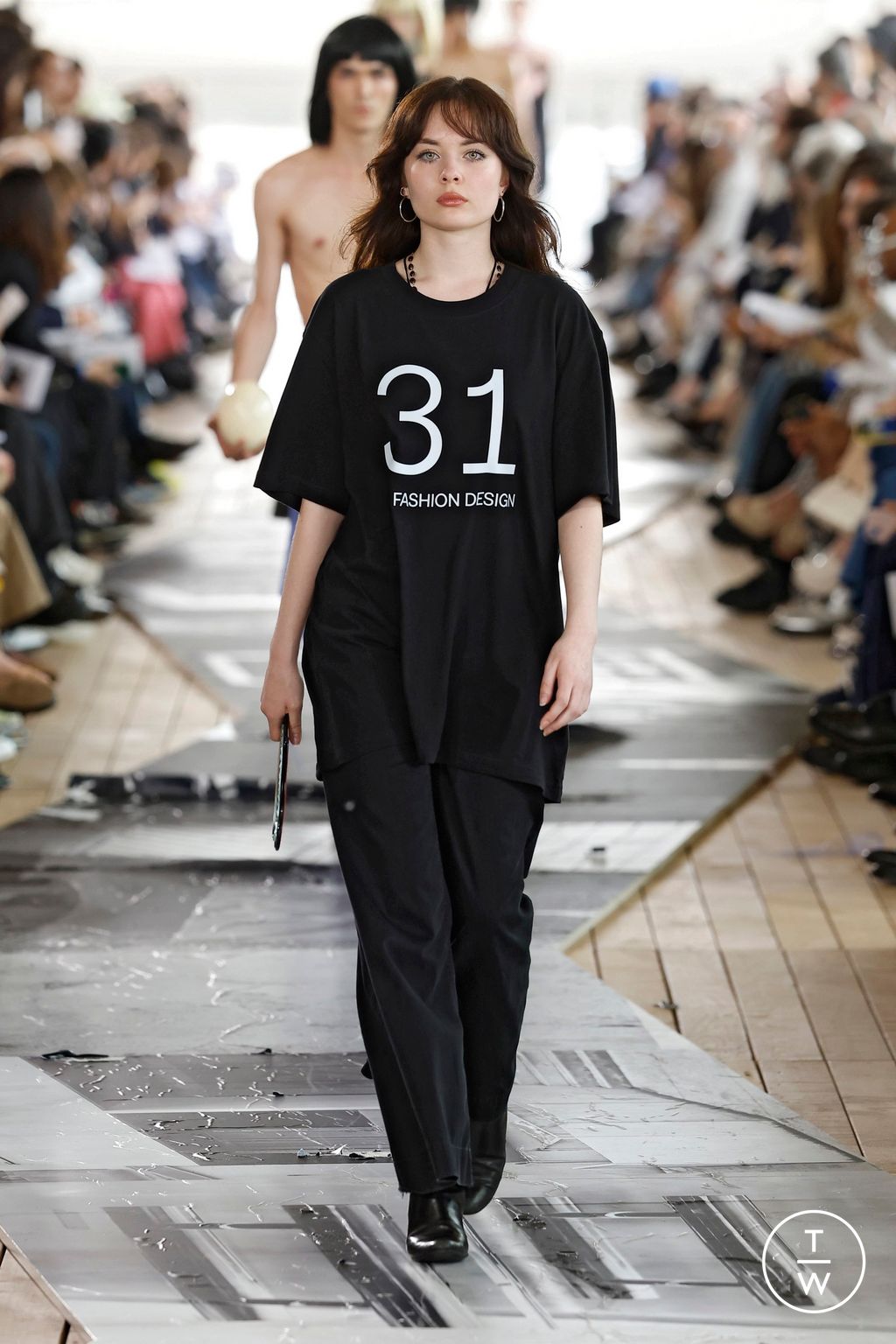 Fashion Week Paris Spring/Summer 2025 look 211 from the IFM PARIS collection menswear