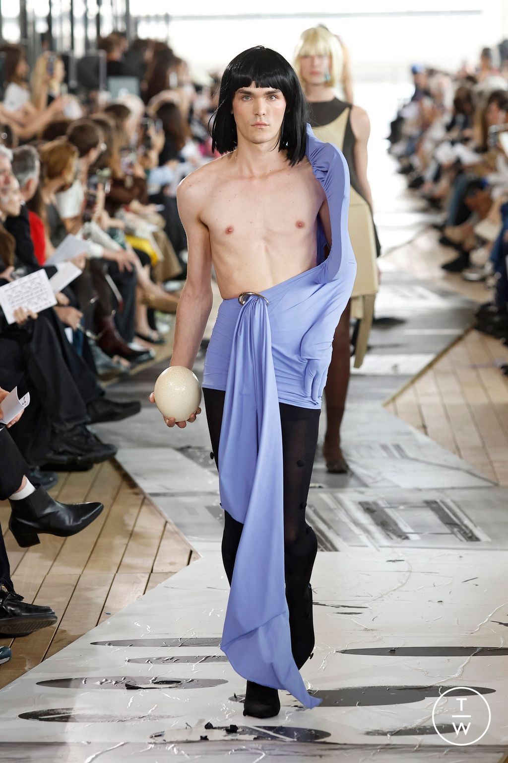 Fashion Week Paris Spring-Summer 2025 look 212 from the IFM PARIS collection menswear