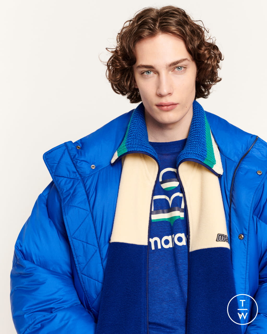 Fashion Week Paris Fall/Winter 2021 look 1 from the Isabel Marant collection 男装