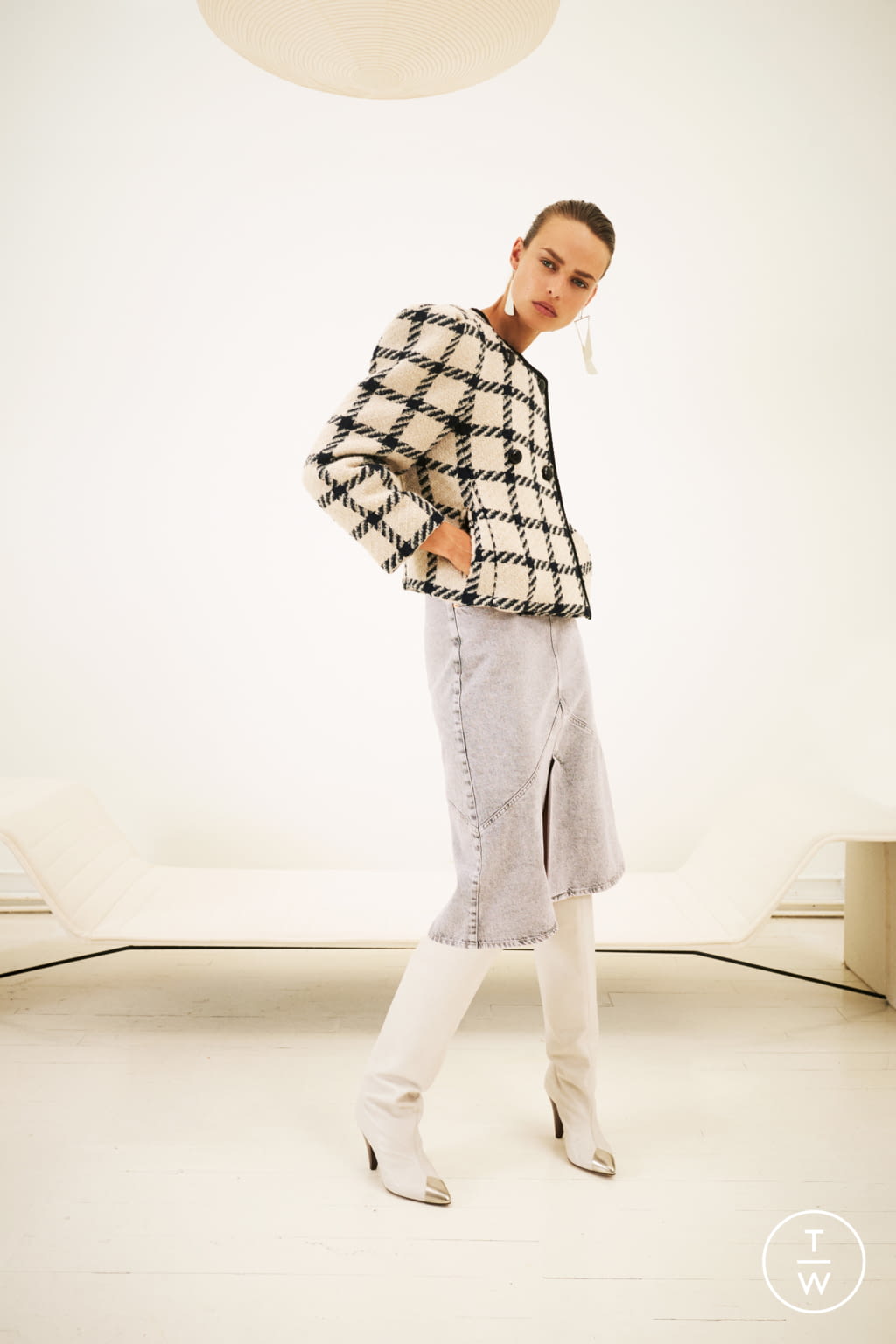 Fashion Week Paris Resort 2021 look 8 from the Isabel Marant collection womenswear