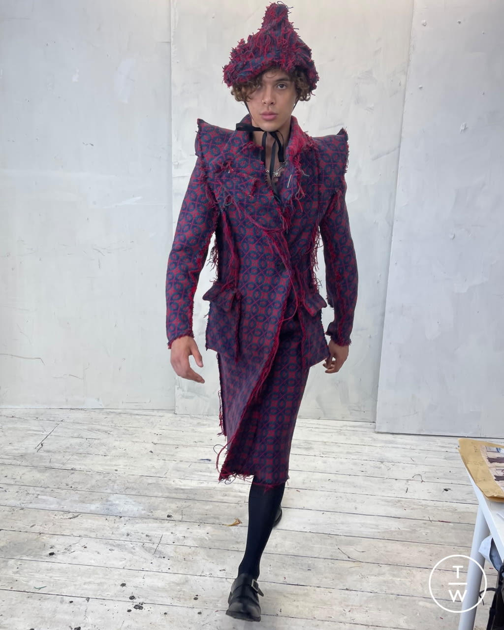 Fashion Week London Spring/Summer 2022 look 4 from the Paolo Carzana collection menswear