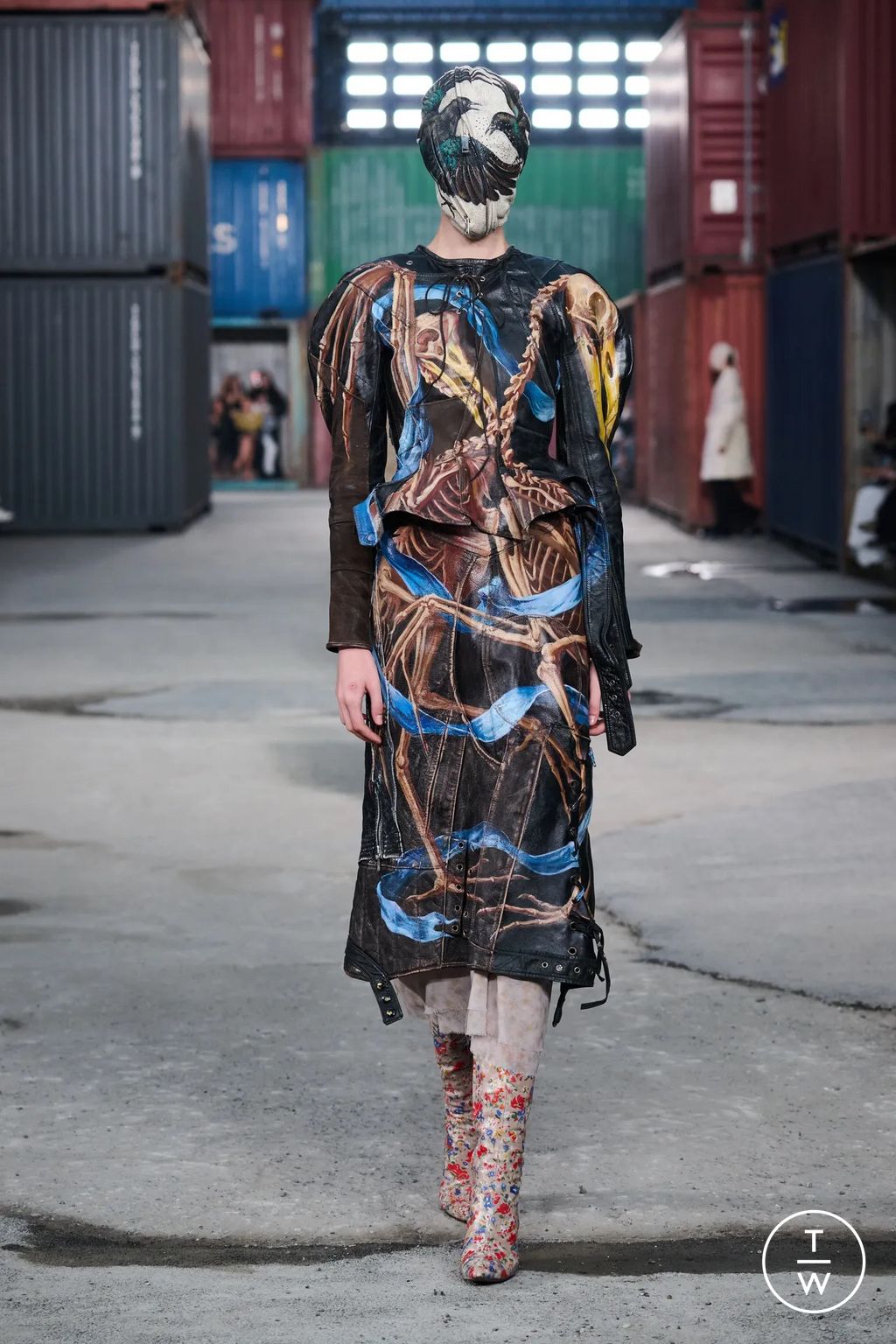 Fashion Week Paris Fall/Winter 2026 look 46 from the Maison Margiela collection womenswear