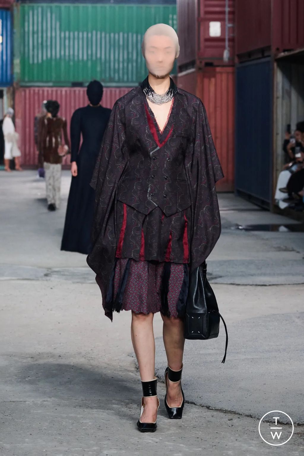 Fashion Week Paris Fall/Winter 2026 look 57 from the Maison Margiela collection 女装