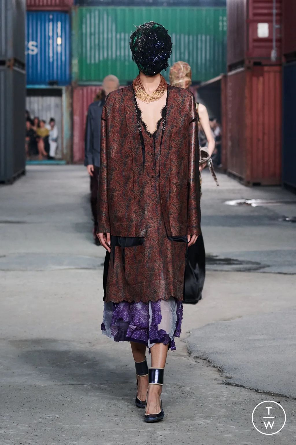 Fashion Week Paris Fall/Winter 2026 look 60 from the Maison Margiela collection womenswear