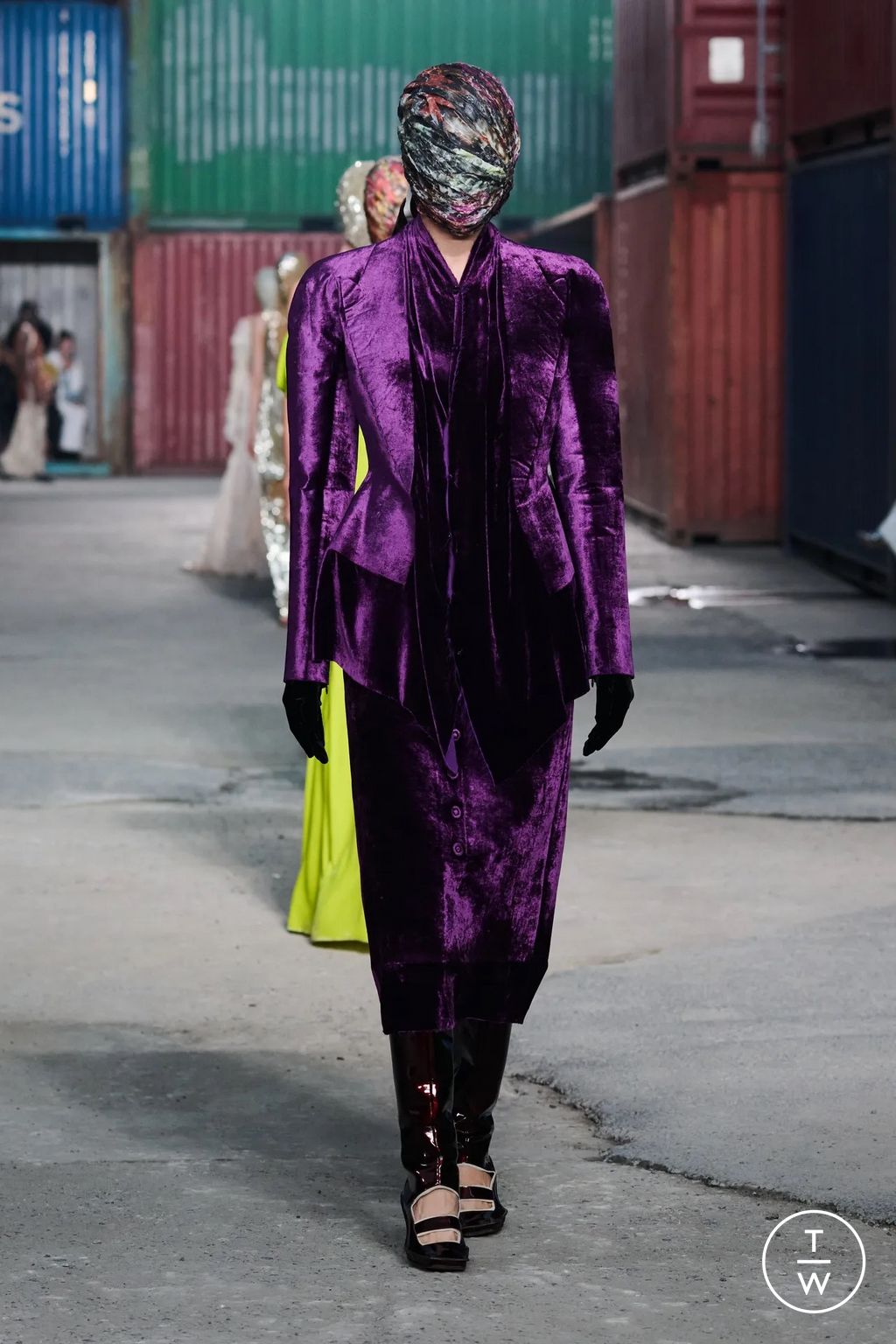 Fashion Week Paris Fall/Winter 2026 look 71 from the Maison Margiela collection womenswear
