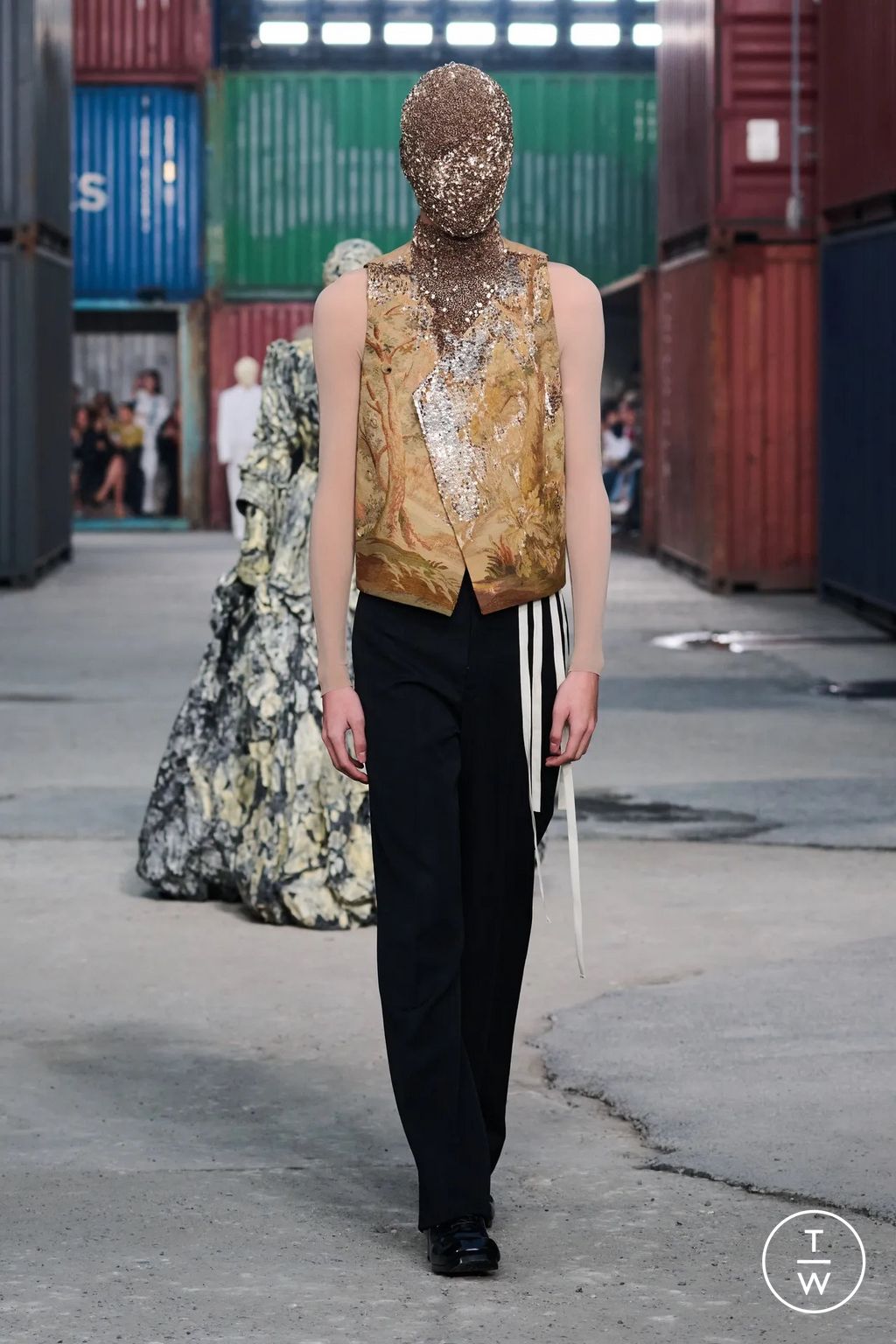 Fashion Week Paris Fall/Winter 2026 look 24 de la collection Maison Margiela womenswear