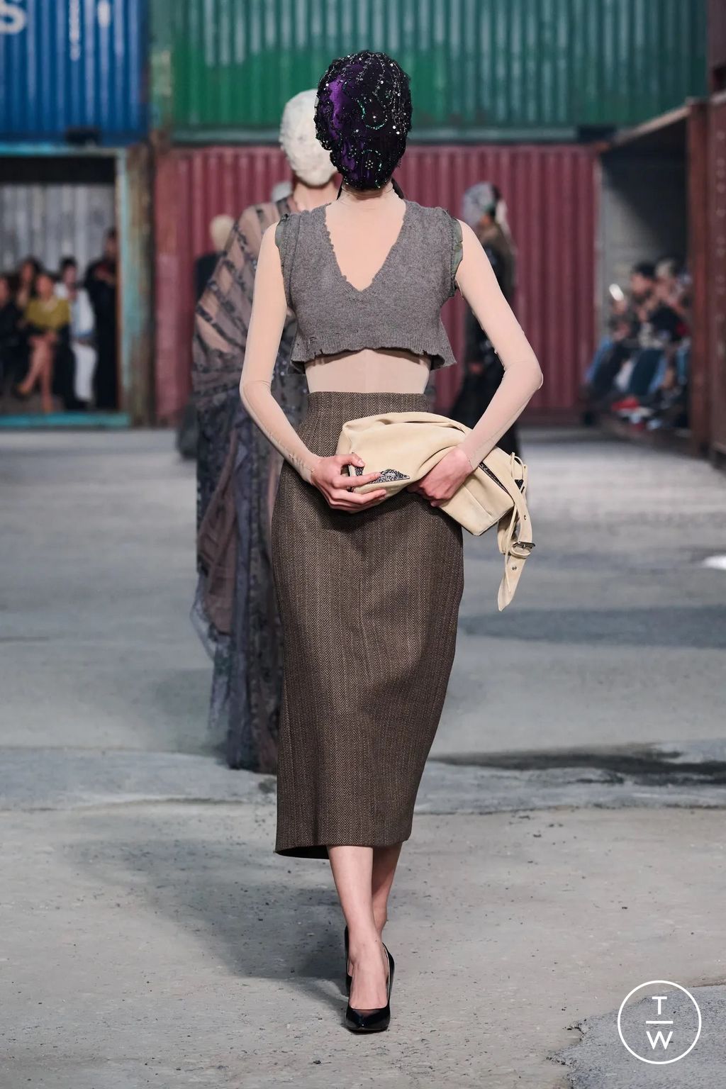 Fashion Week Paris Fall/Winter 2026 look 39 from the Maison Margiela collection womenswear