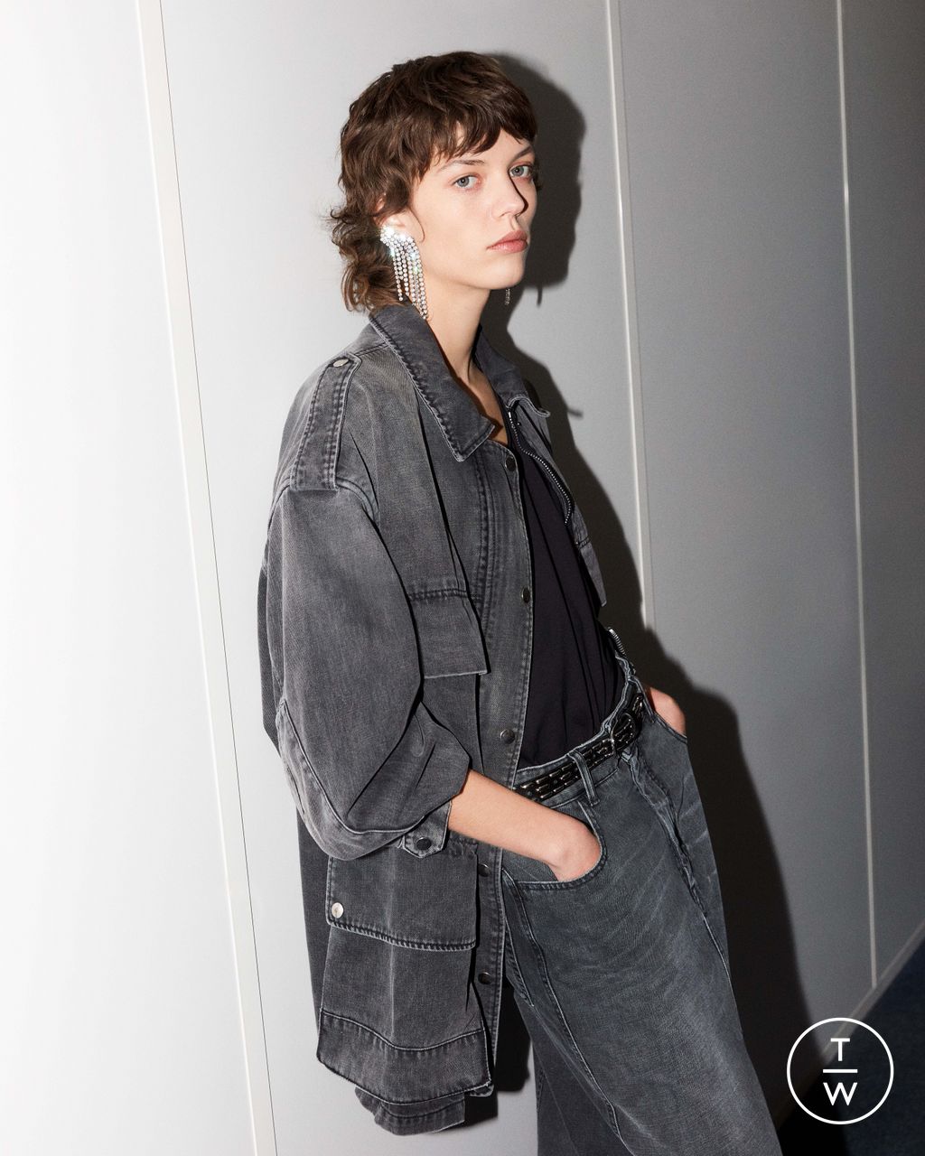 Fashion Week Paris Pre-Fall 2023 look 6 from the Isabel Marant collection womenswear