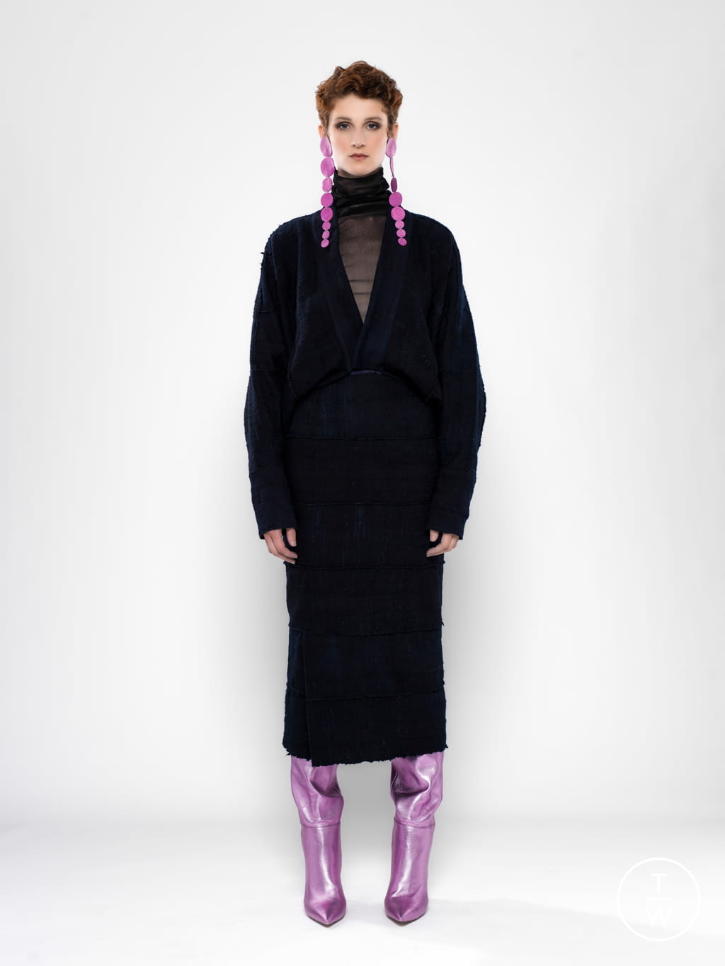 Fashion Week Paris Fall/Winter 2021 look 3 de la collection Imane Ayissi couture