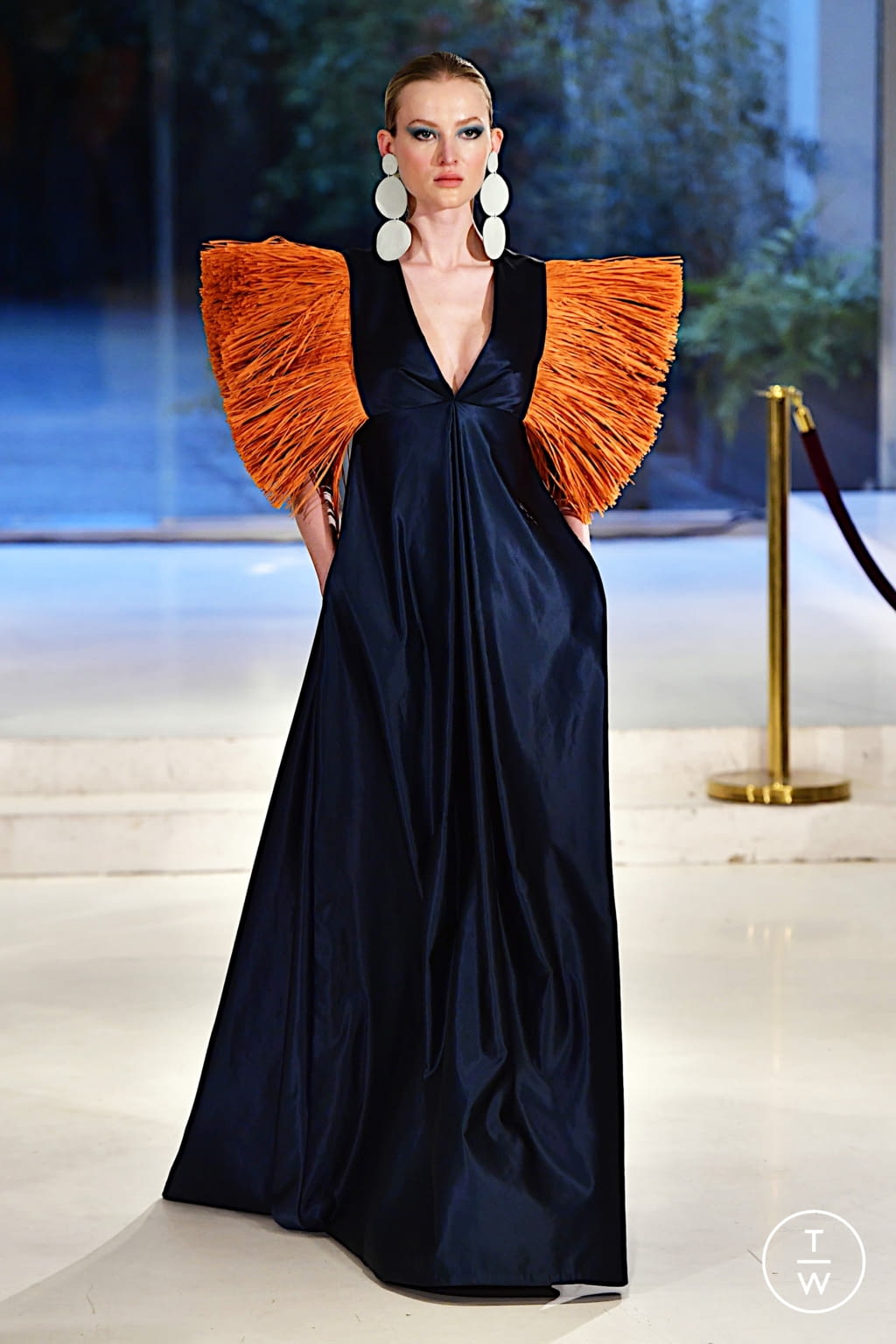 Fashion Week Paris Spring/Summer 2022 look 19 from the Imane Ayissi collection couture