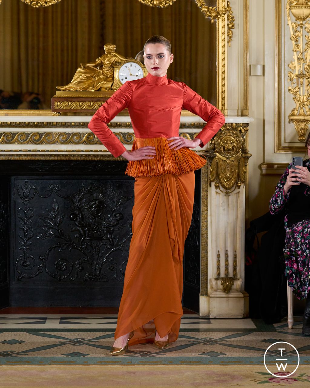 Fashion Week Paris Spring/Summer 2026 look 7 from the Imane Ayissi collection couture