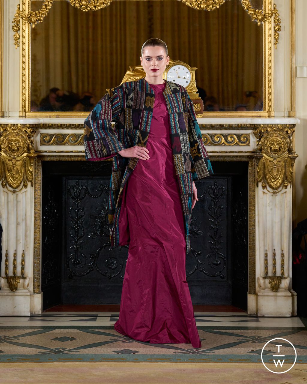 Fashion Week Paris Spring/Summer 2026 look 8 from the Imane Ayissi collection couture