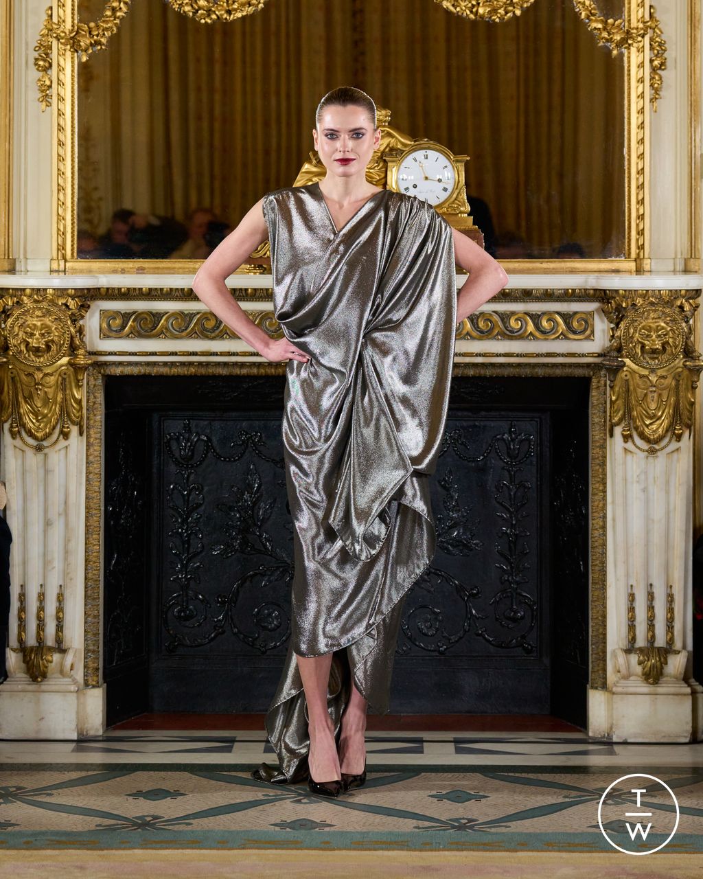 Fashion Week Paris Spring/Summer 2026 look 11 from the Imane Ayissi collection couture