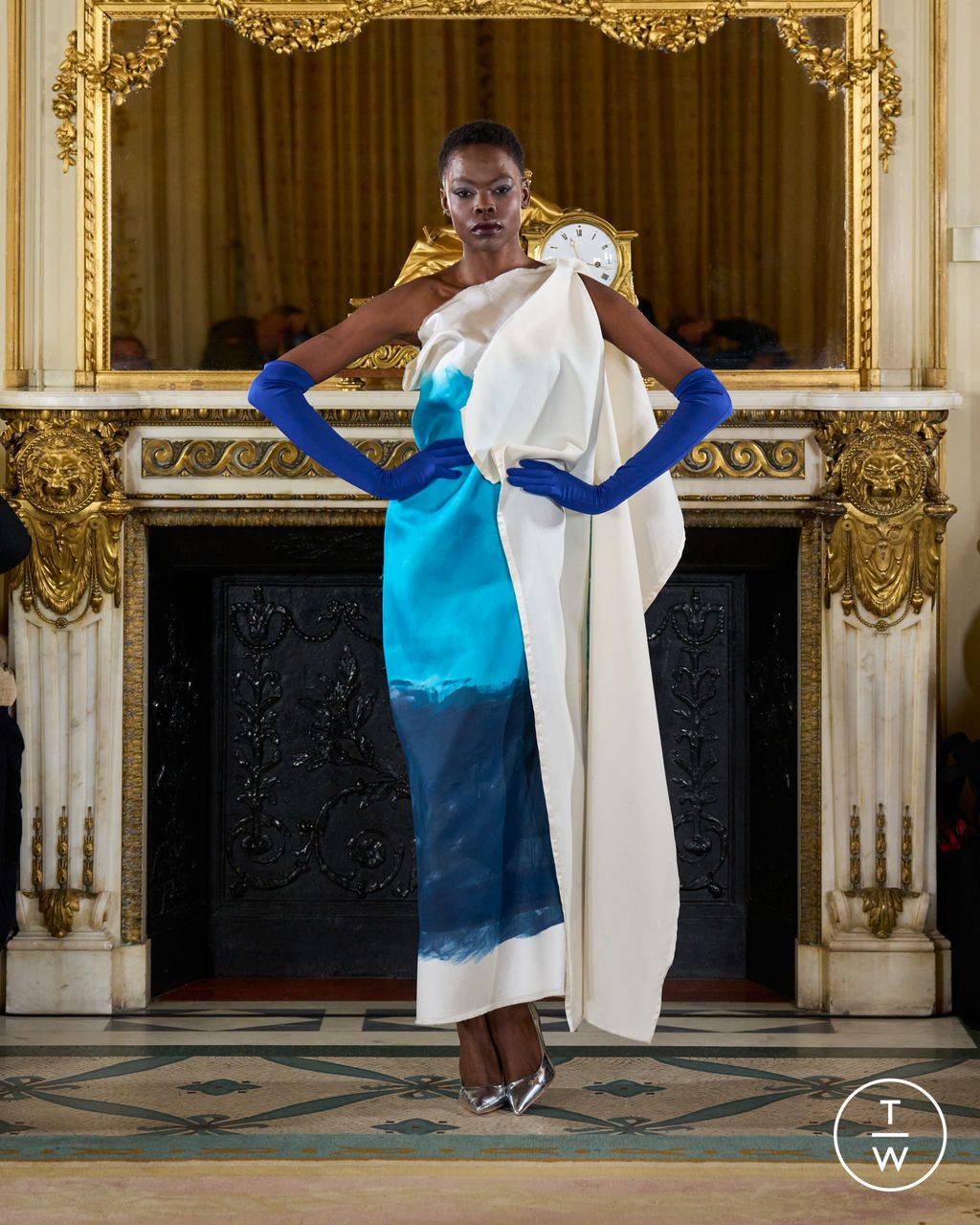 Fashion Week Paris Spring/Summer 2026 look 21 from the Imane Ayissi collection couture