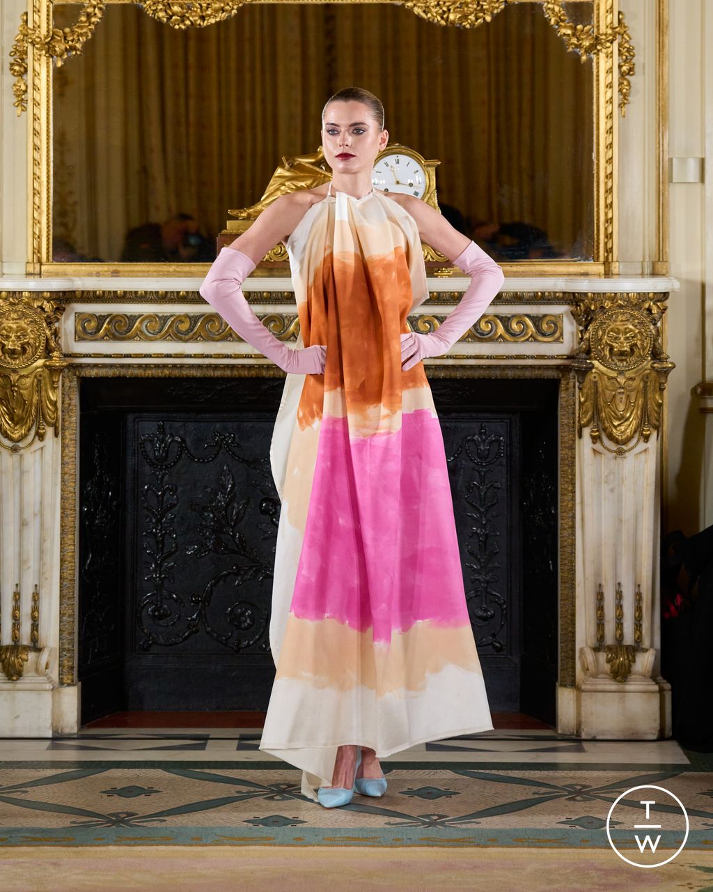 Fashion Week Paris Spring/Summer 2026 look 24 from the Imane Ayissi collection couture
