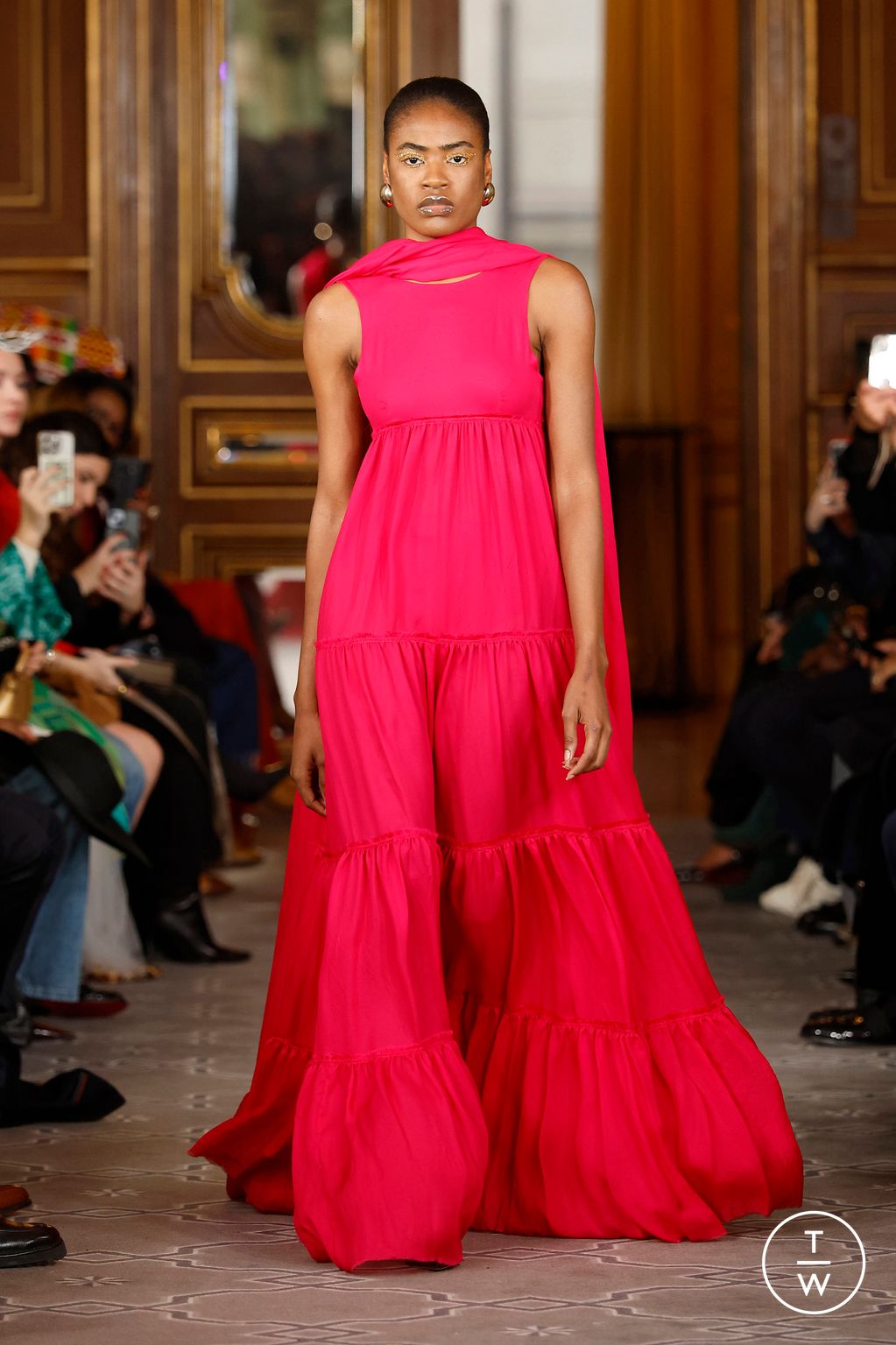 Fashion Week Paris Spring/Summer 2025 look 9 from the Imane Ayissi collection couture
