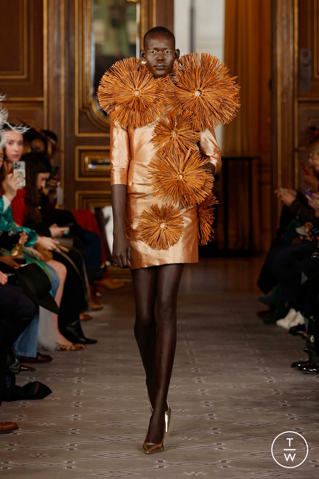 Fashion Week Paris Spring/Summer 2025 look 11 from the Imane Ayissi collection couture