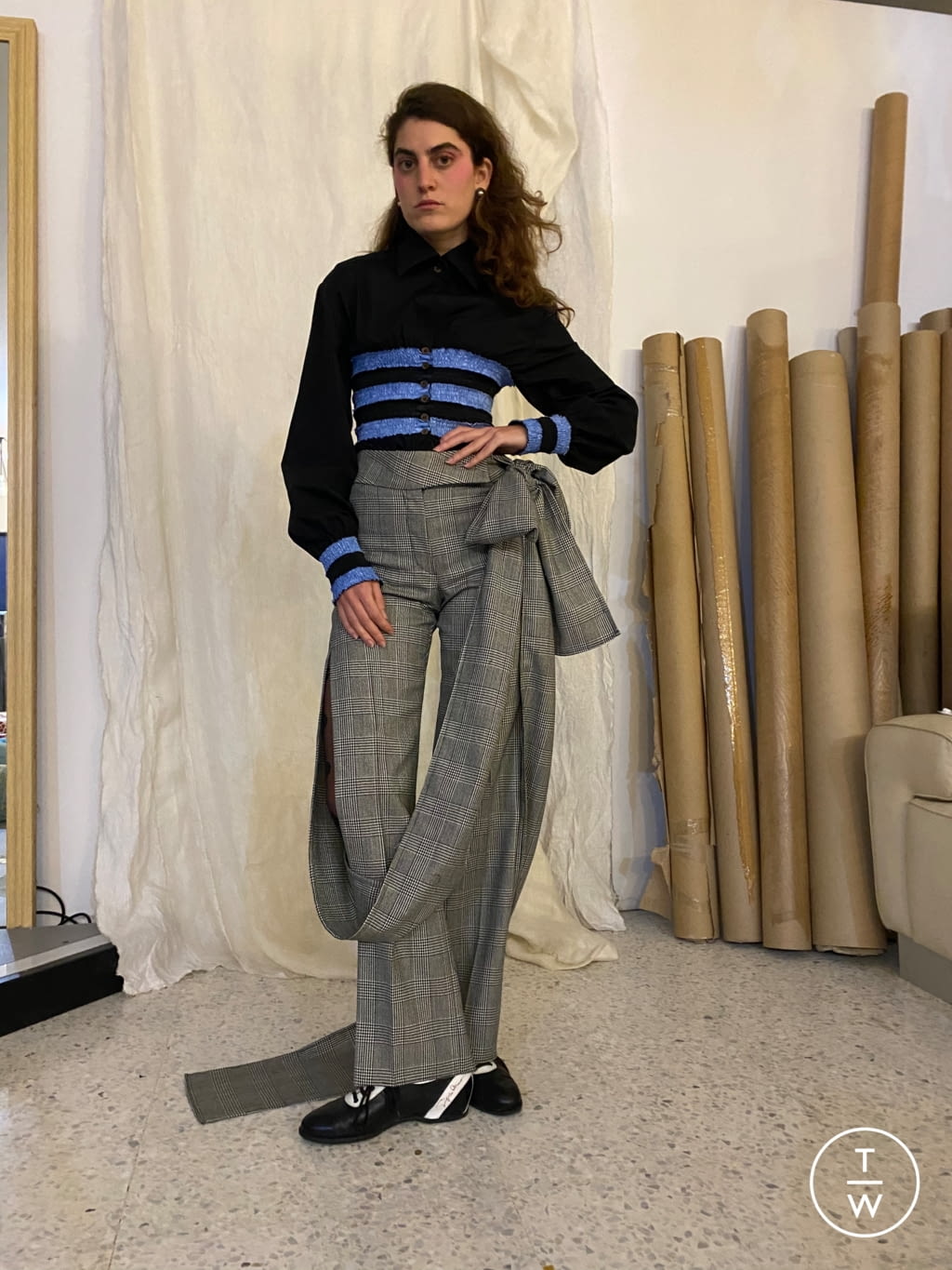 Fashion Week Paris Fall/Winter 2020 look 6 from the Super Yaya collection 女装