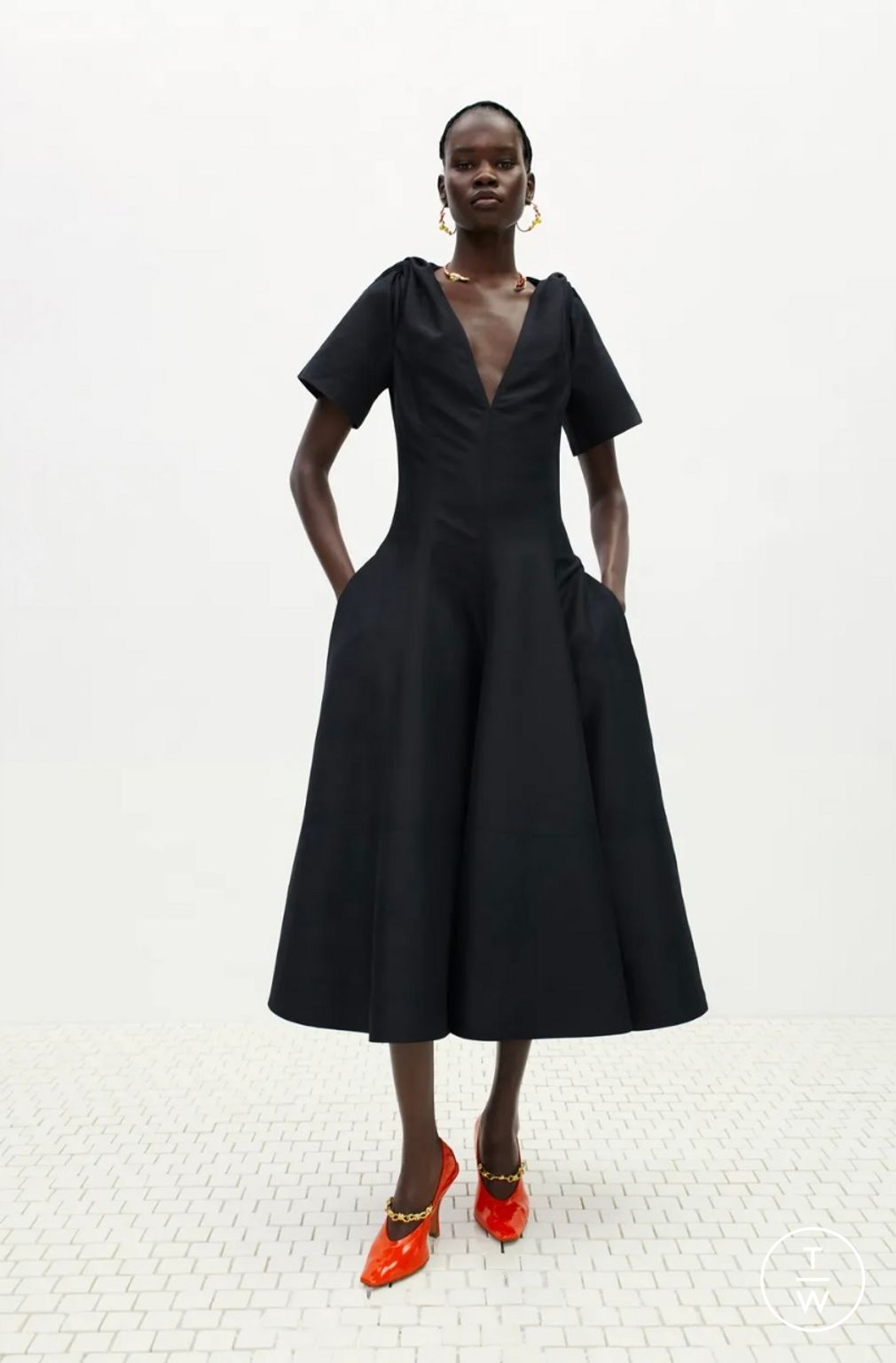 Fashion Week Milan Pre-Fall 2024 look 55 de la collection Bottega Veneta womenswear