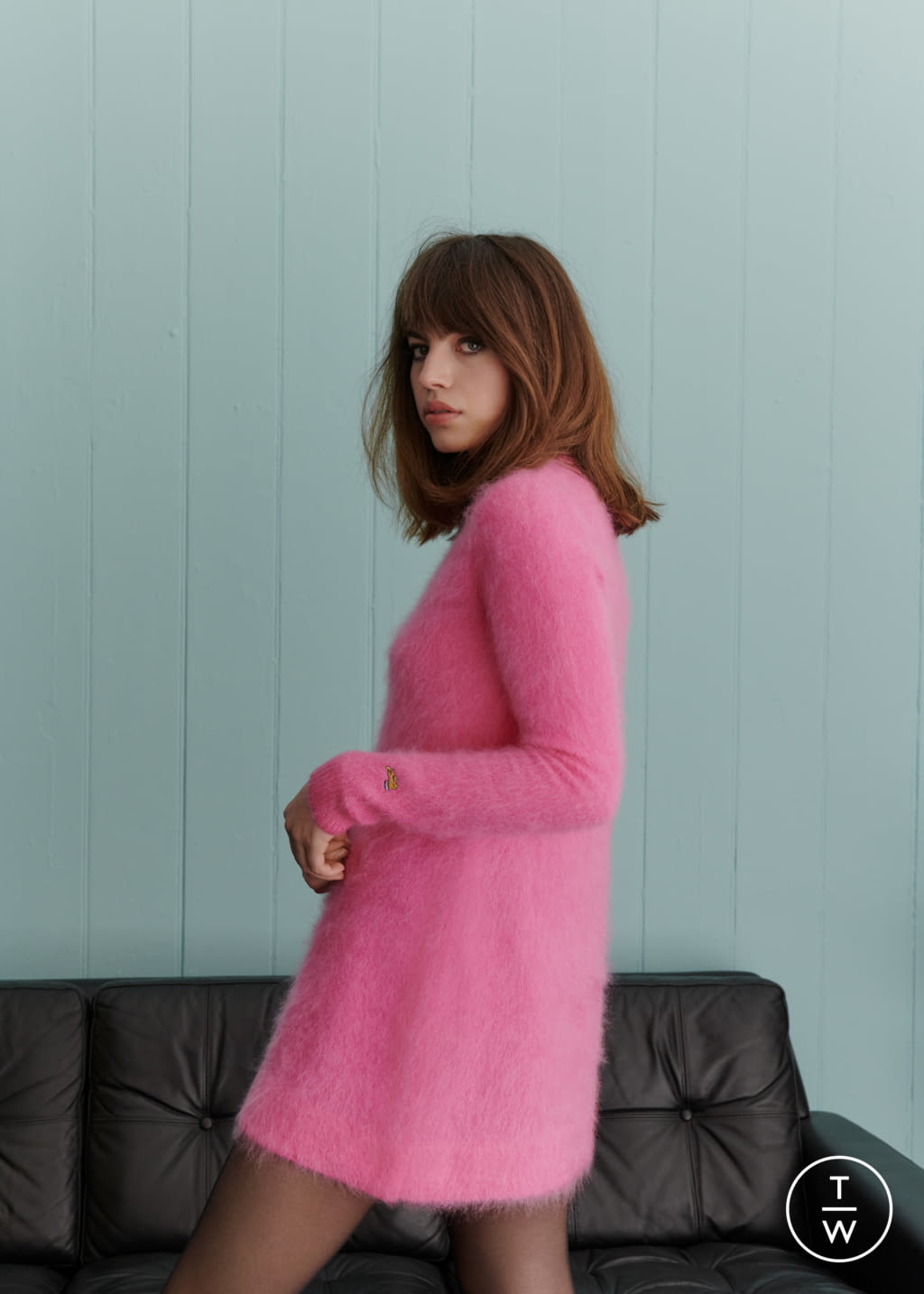 Fashion Week London Pre-Fall 2019 look 10 from the Bella Freud collection 女装