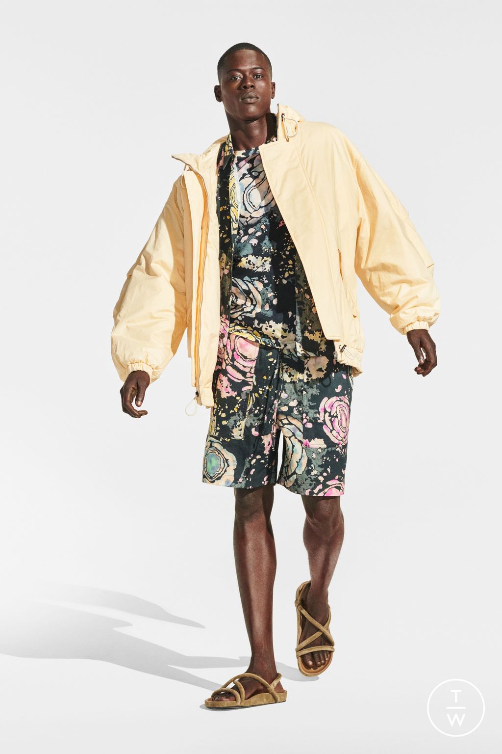 Fashion Week Paris Spring/Summer 2023 look 14 from the Isabel Marant collection menswear