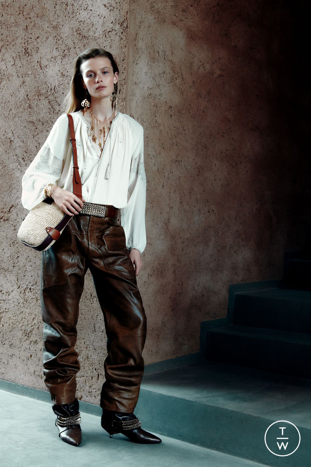 Fashion Week Paris Resort 2025 look 16 from the Isabel Marant collection womenswear