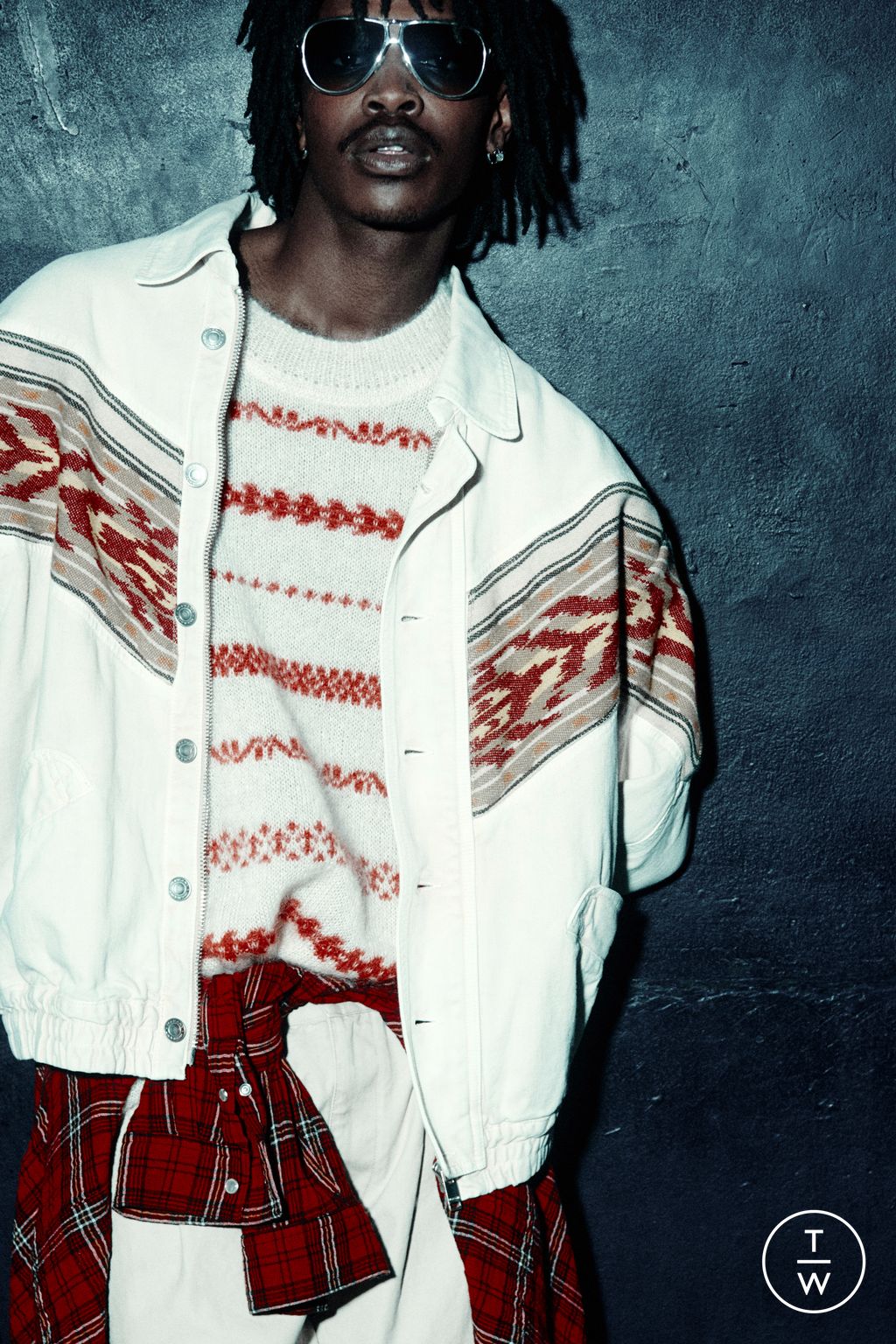 Fashion Week Paris Spring/Summer 2025 look 1 from the Isabel Marant collection menswear