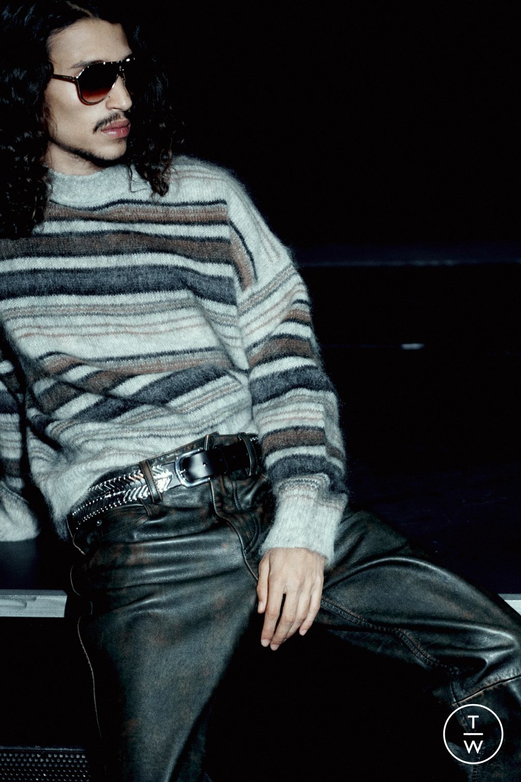 Fashion Week Paris Spring/Summer 2025 look 16 from the Isabel Marant collection menswear