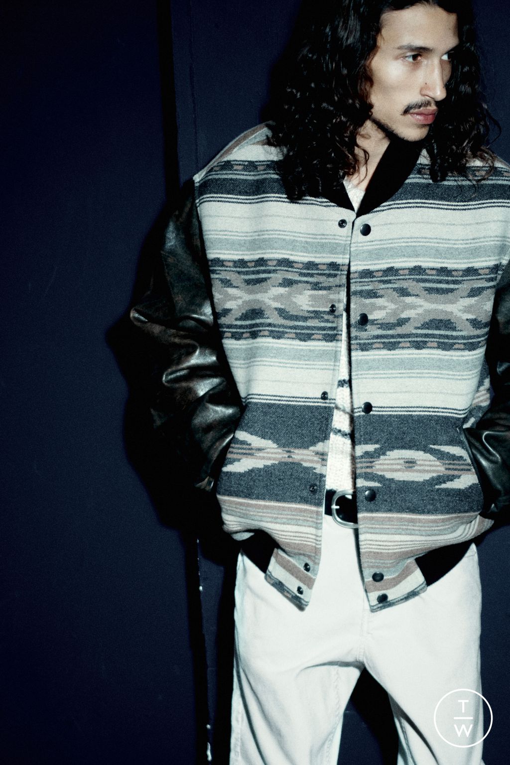 Fashion Week Paris Spring/Summer 2025 look 18 from the Isabel Marant collection menswear