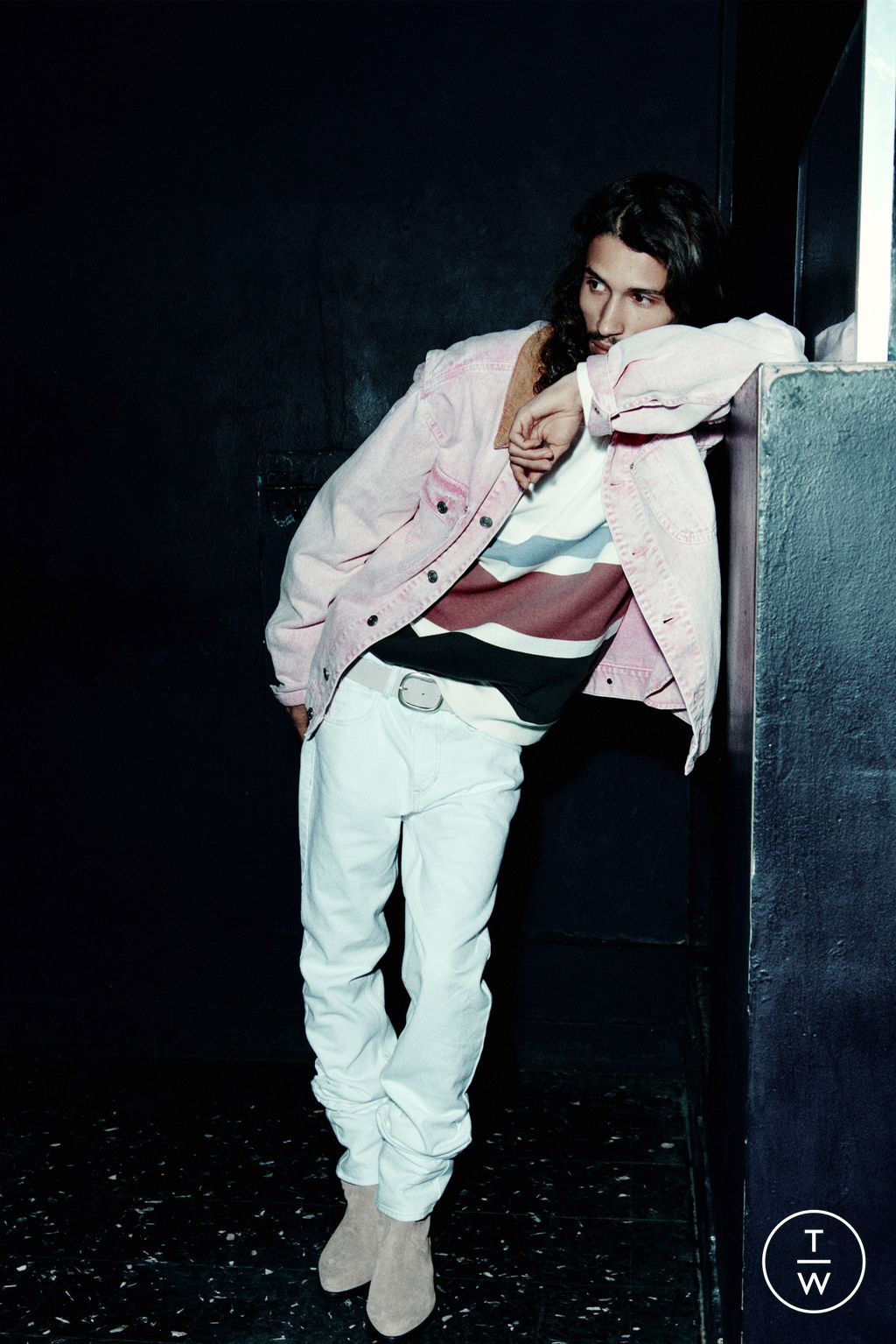 Fashion Week Paris Spring/Summer 2025 look 28 from the Isabel Marant collection menswear