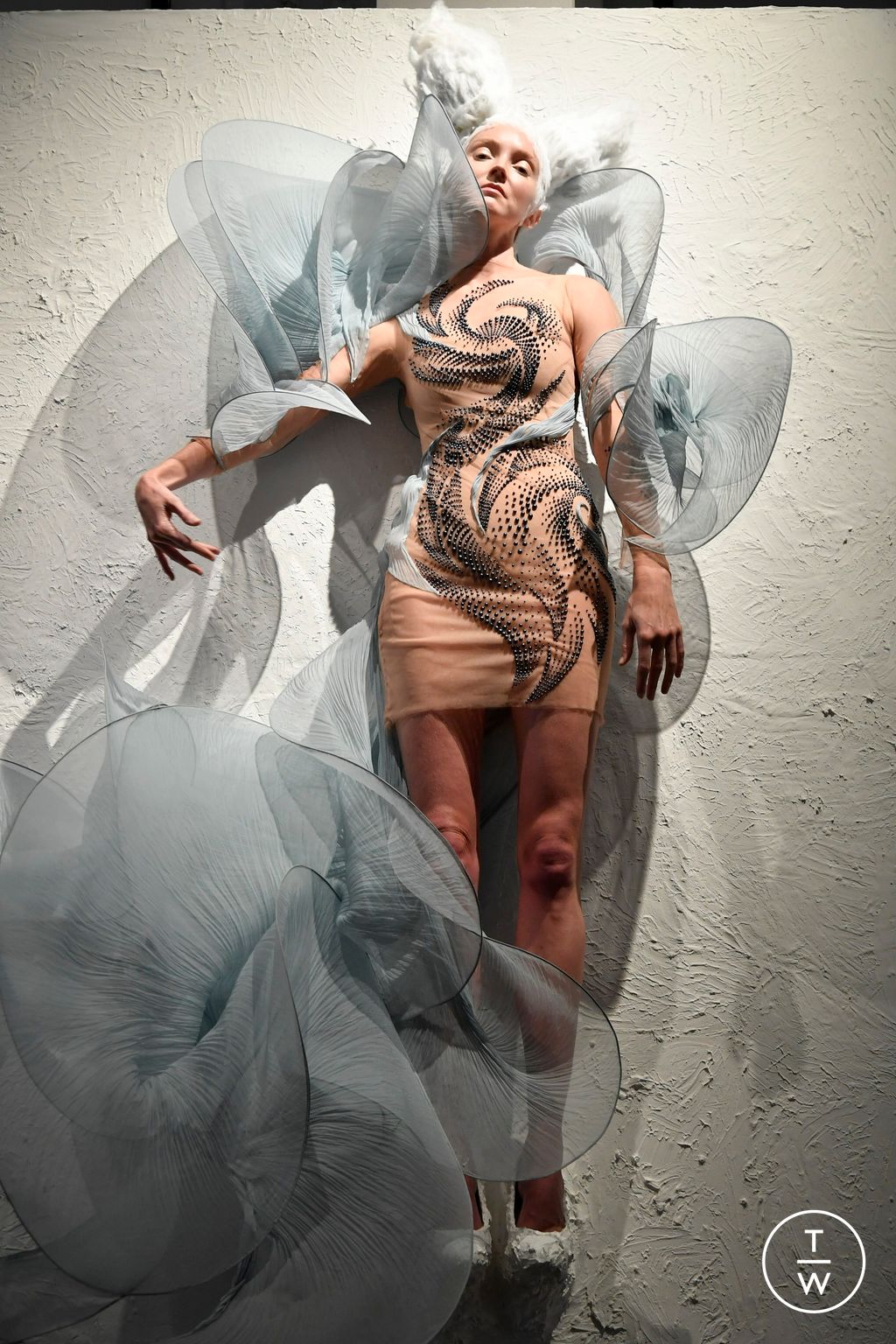 Fashion Week Paris Fall/Winter 2024 look 3 from the Iris Van Herpen collection couture