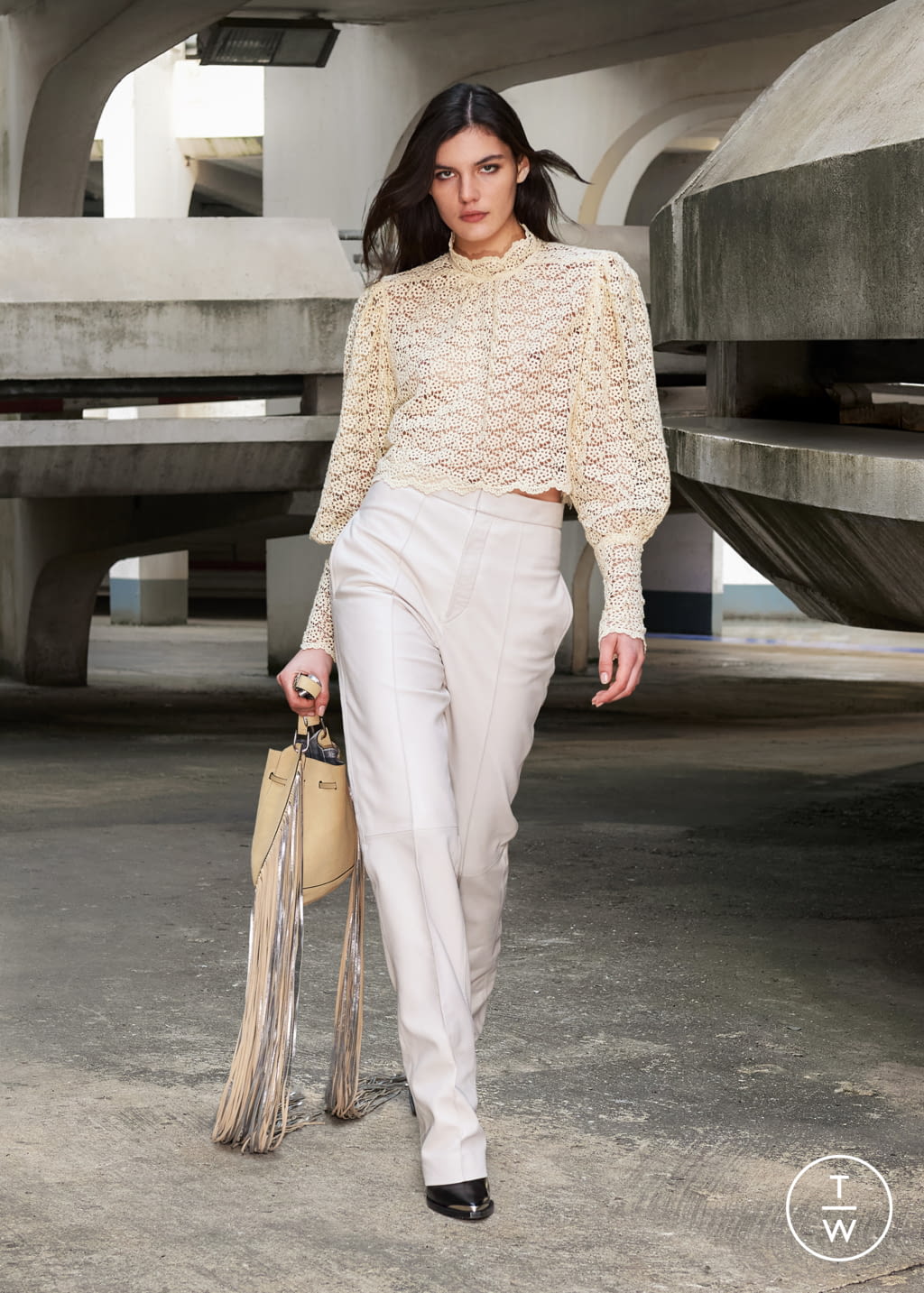 Fashion Week Paris Fall/Winter 2021 look 4 de la collection Isabel Marant womenswear