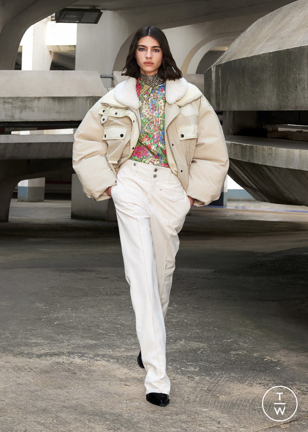 Fashion Week Paris Fall/Winter 2021 look 20 de la collection Isabel Marant womenswear