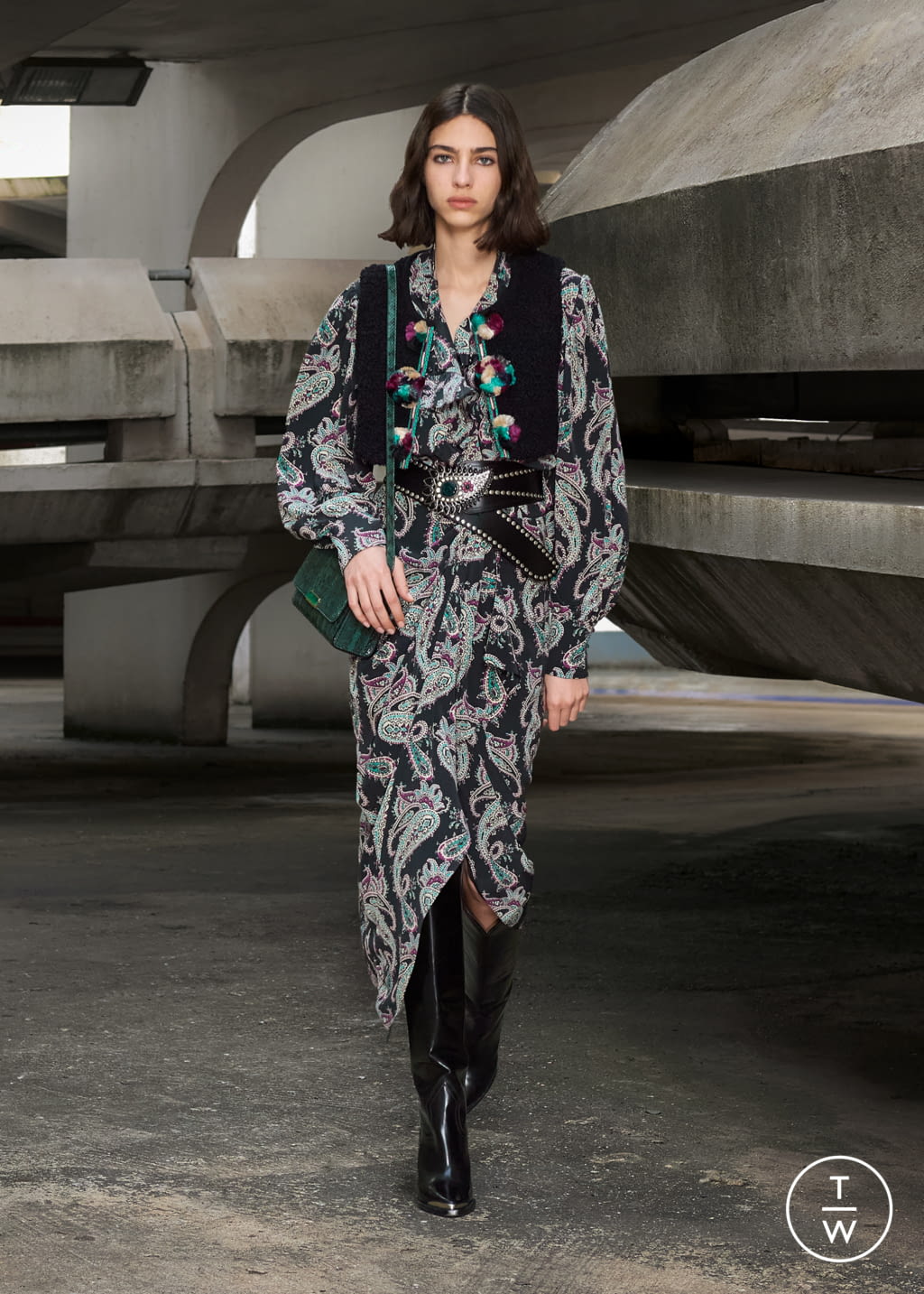 Fashion Week Paris Fall/Winter 2021 look 35 de la collection Isabel Marant womenswear