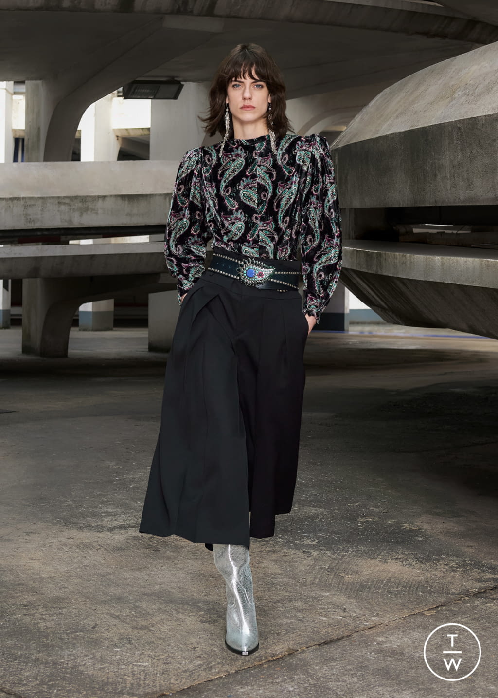 Fashion Week Paris Fall/Winter 2021 look 38 de la collection Isabel Marant womenswear
