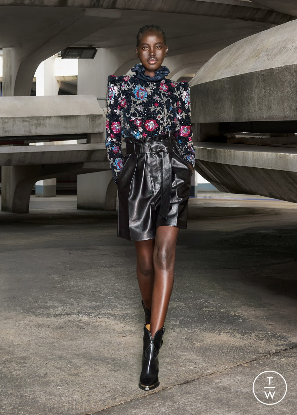 Fashion Week Paris Fall/Winter 2021 look 46 de la collection Isabel Marant womenswear