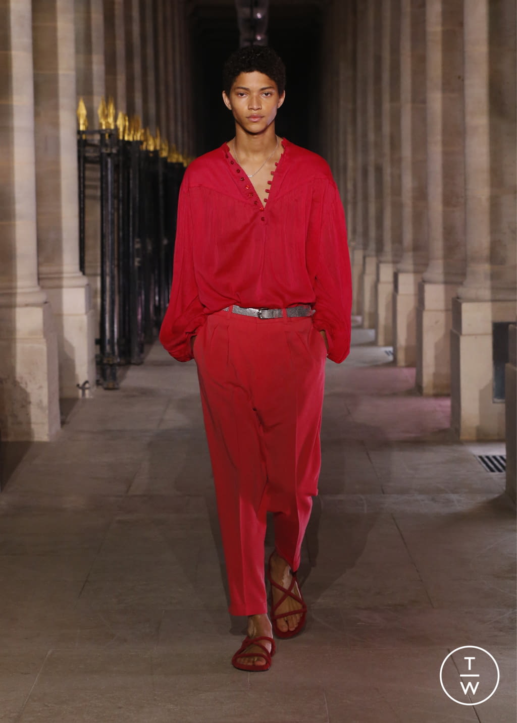 Fashion Week Paris Spring/Summer 2021 look 21 from the Isabel Marant collection womenswear