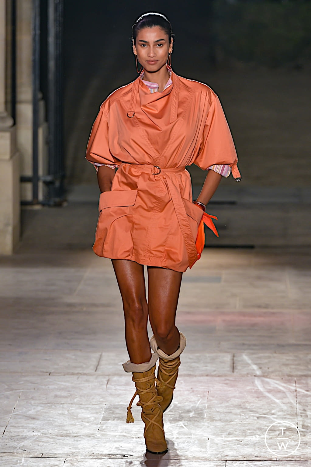 Fashion Week Paris Spring/Summer 2022 look 7 de la collection Isabel Marant womenswear
