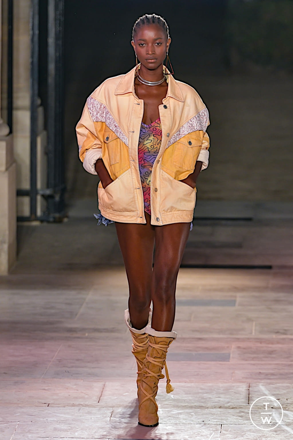 Fashion Week Paris Spring/Summer 2022 look 8 de la collection Isabel Marant womenswear