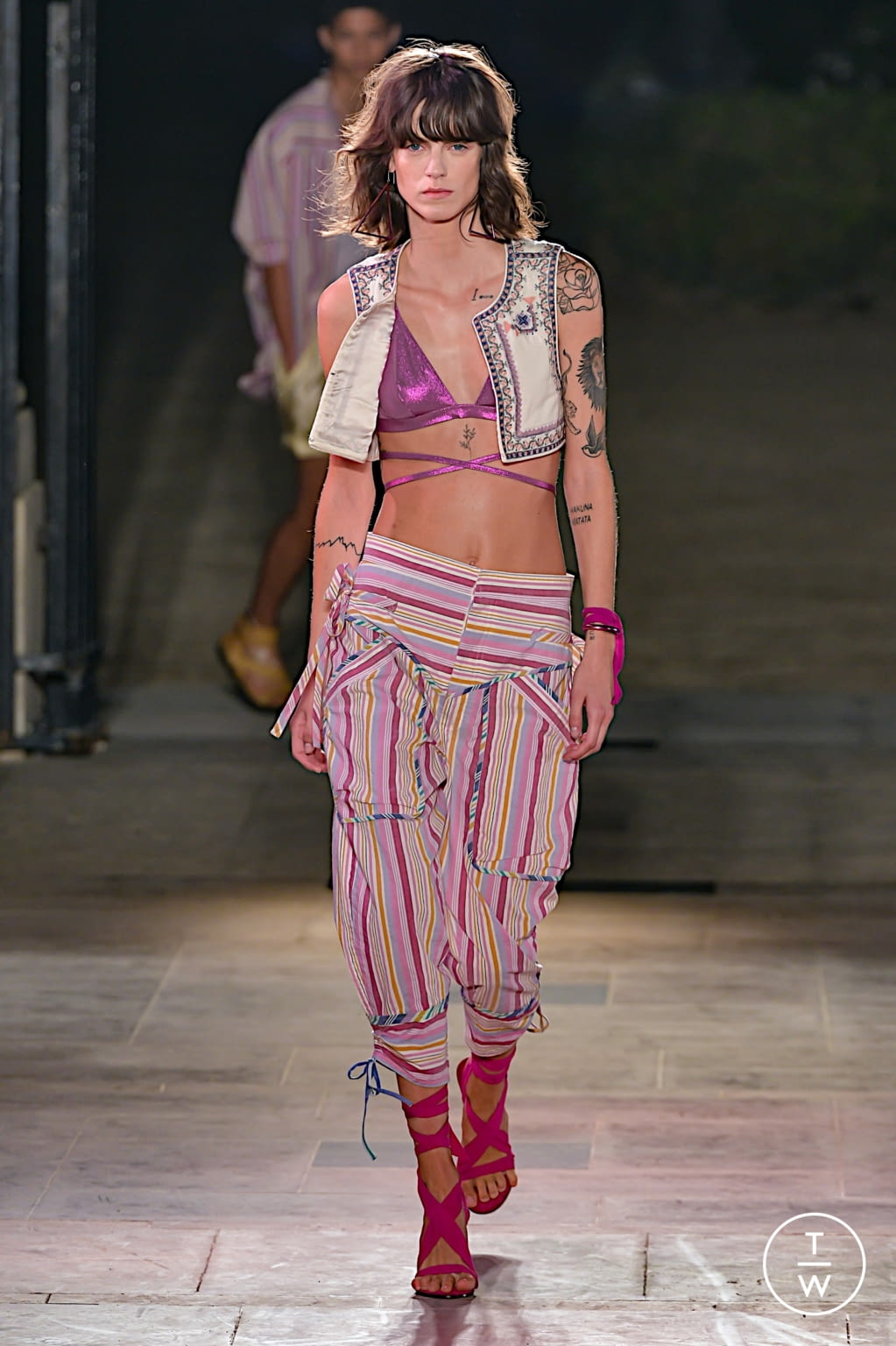 Fashion Week Paris Spring/Summer 2022 look 15 from the Isabel Marant collection womenswear