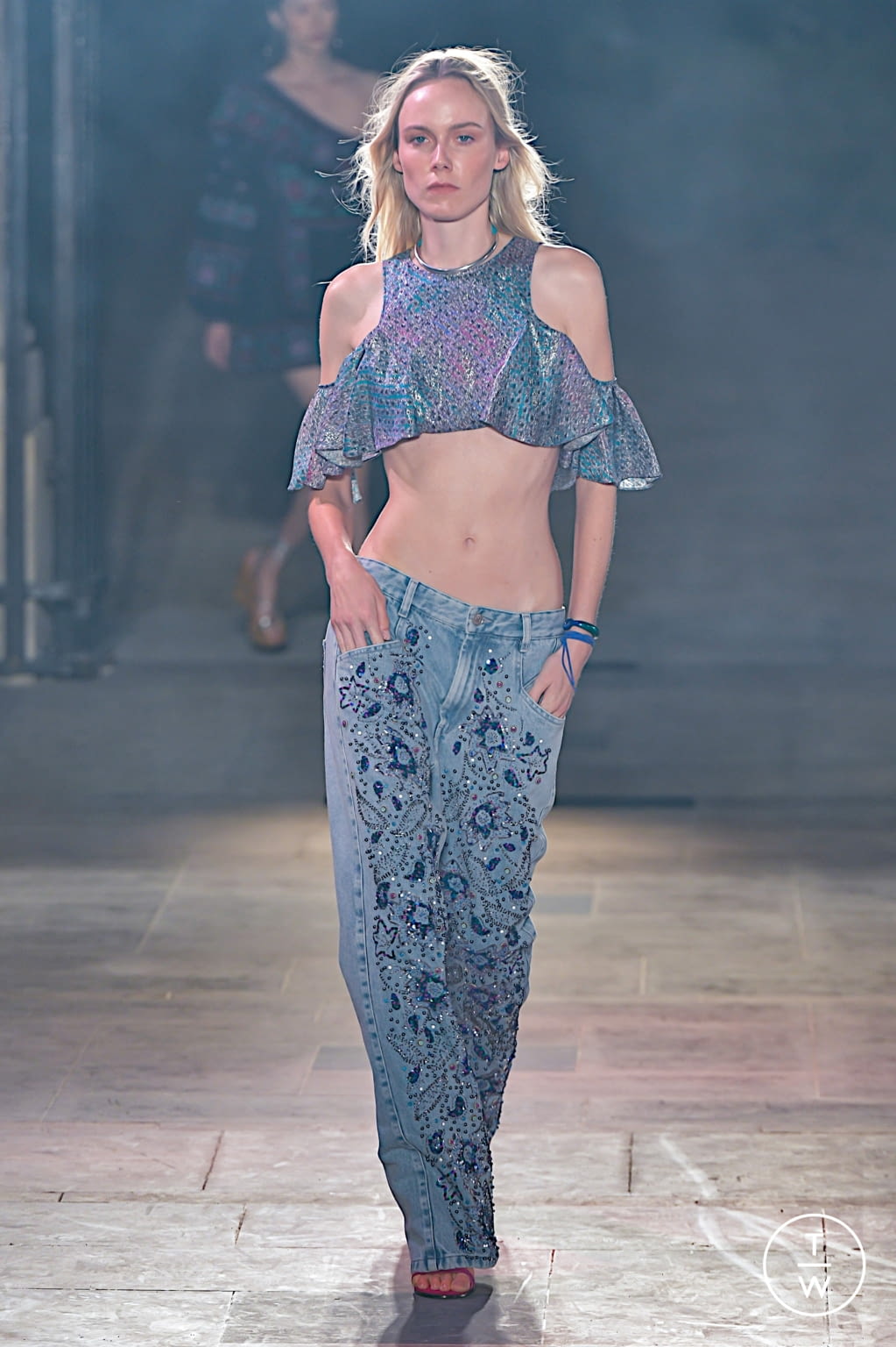 Fashion Week Paris Spring/Summer 2022 look 38 from the Isabel Marant collection 女装