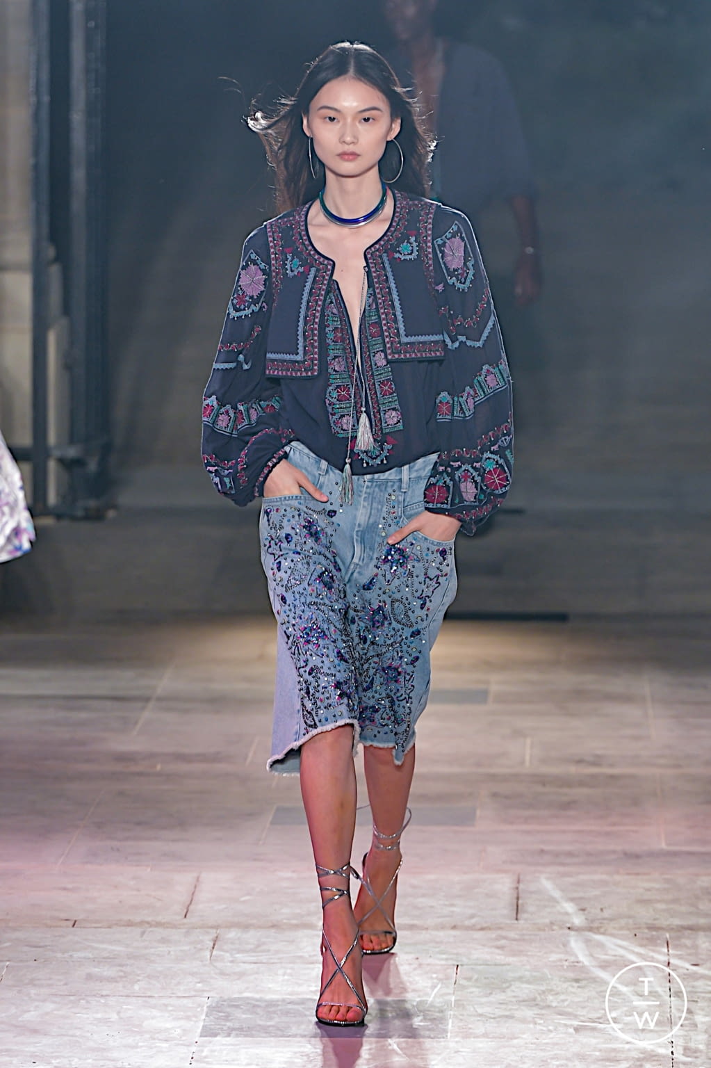 Fashion Week Paris Spring/Summer 2022 look 40 from the Isabel Marant collection 女装