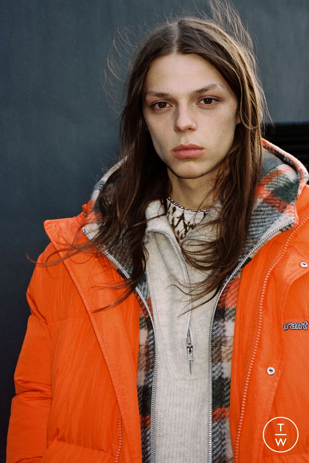 Fashion Week Paris Fall/Winter 2023 look 18 de la collection Isabel Marant menswear