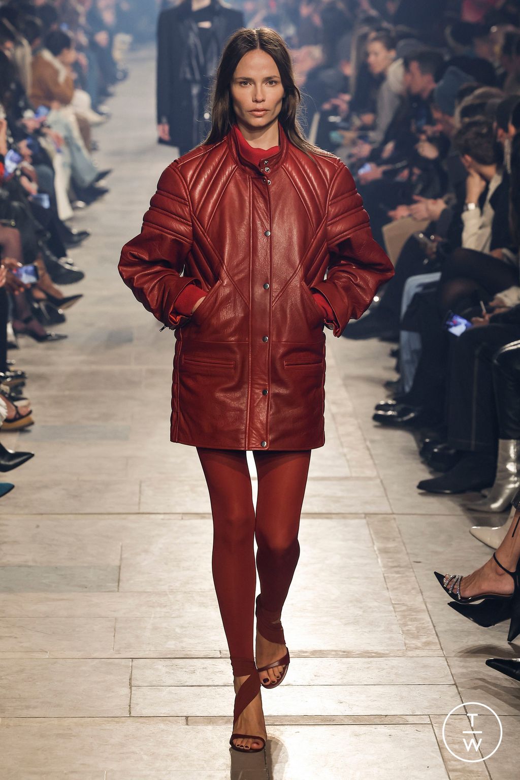 Fashion Week Paris Fall/Winter 2023 look 38 from the Isabel Marant collection womenswear